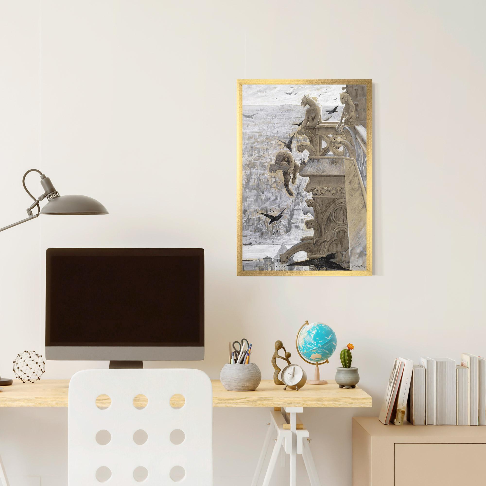 Poster Înrămat Notre Dame mockup 6