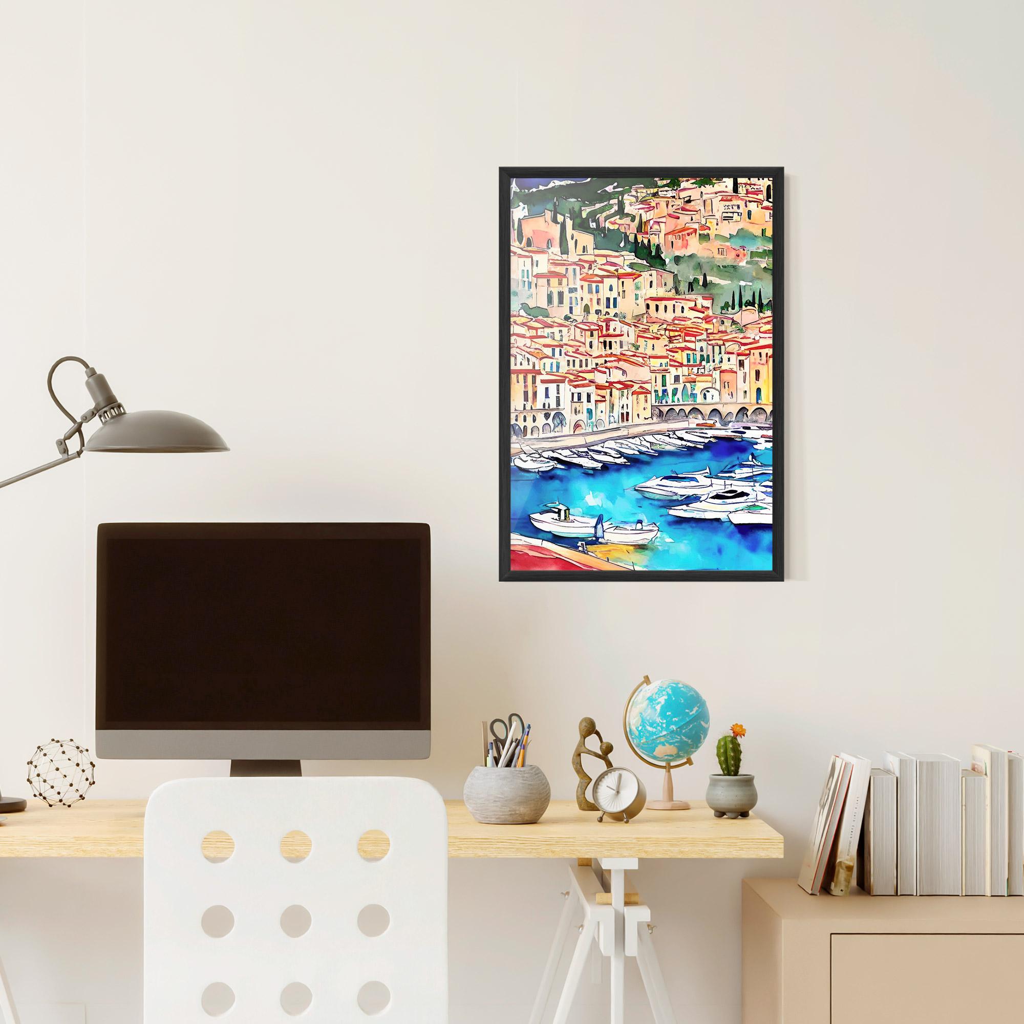 Poster Înrămat French City mockup 6