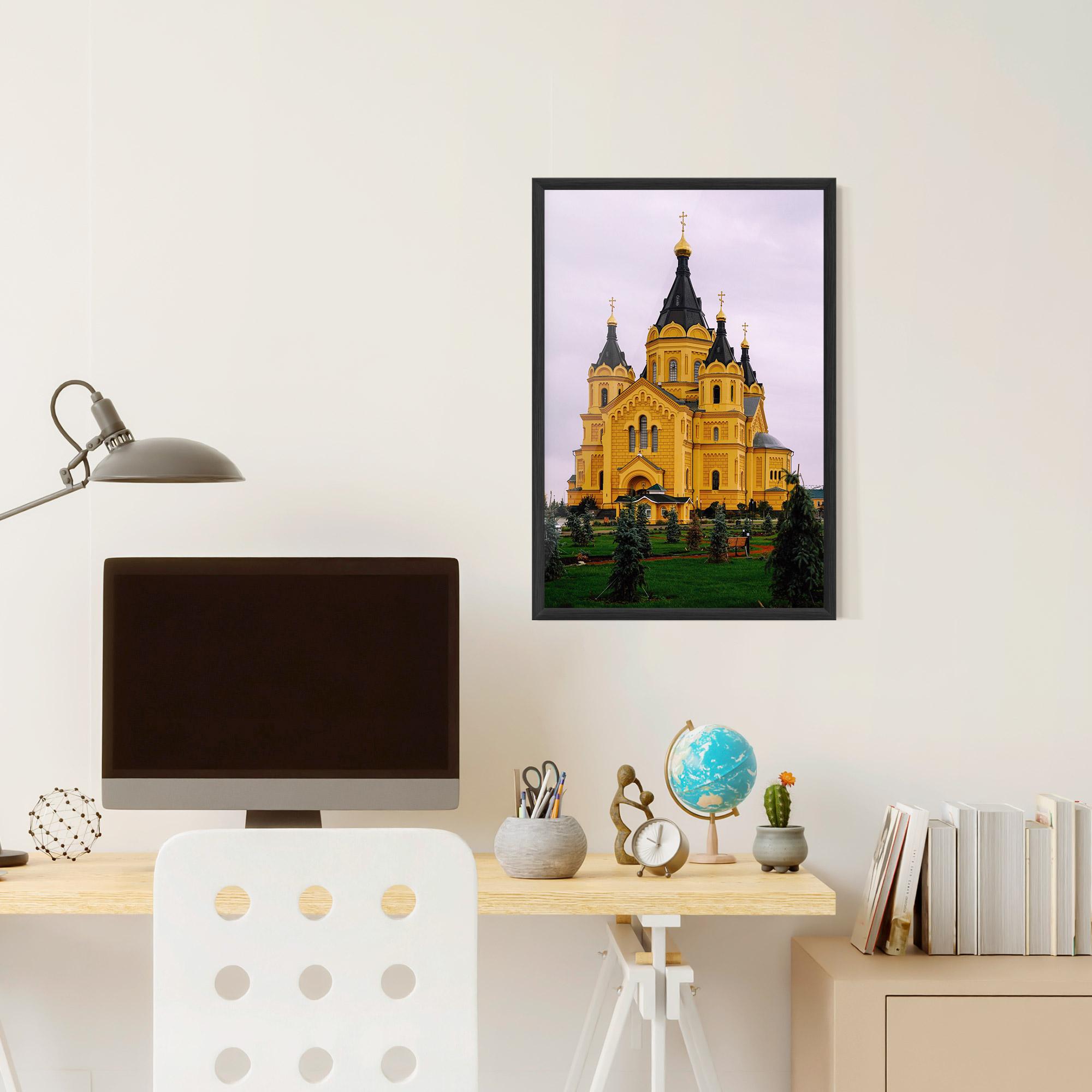 Poster Înrămat Nevsky Cathedral mockup 6