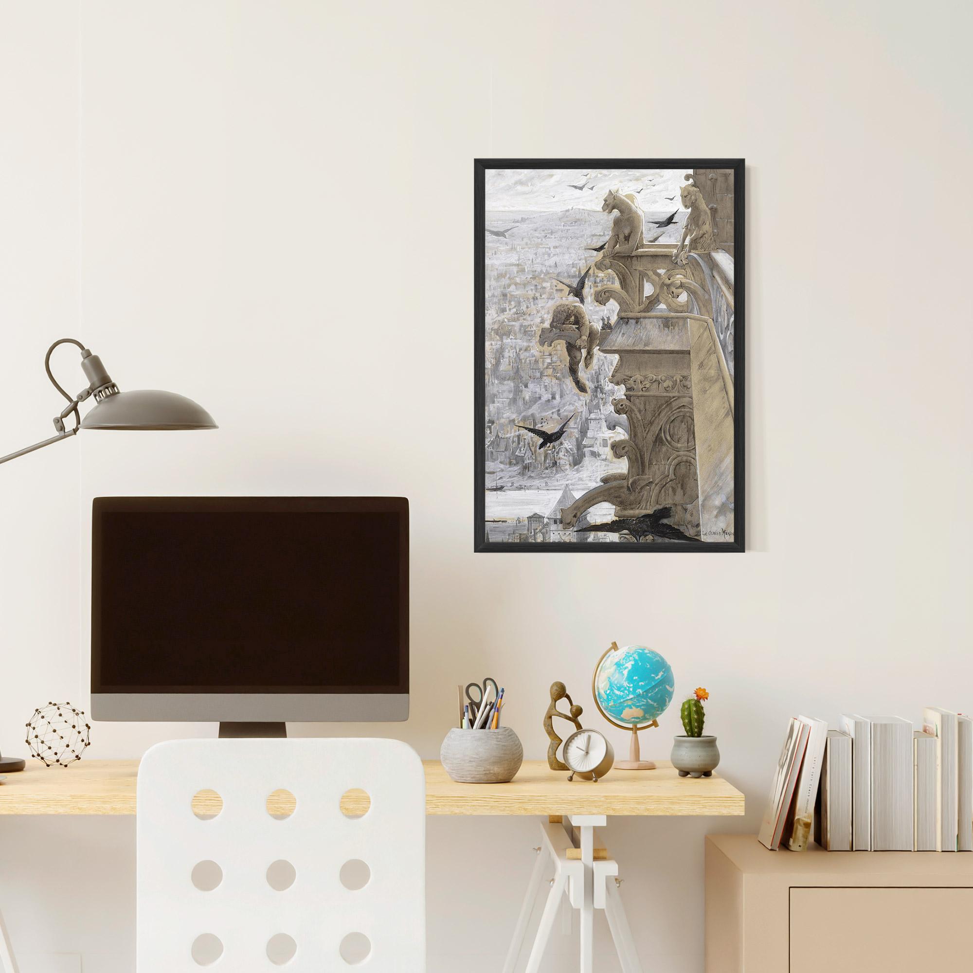 Poster Înrămat Notre Dame mockup 6