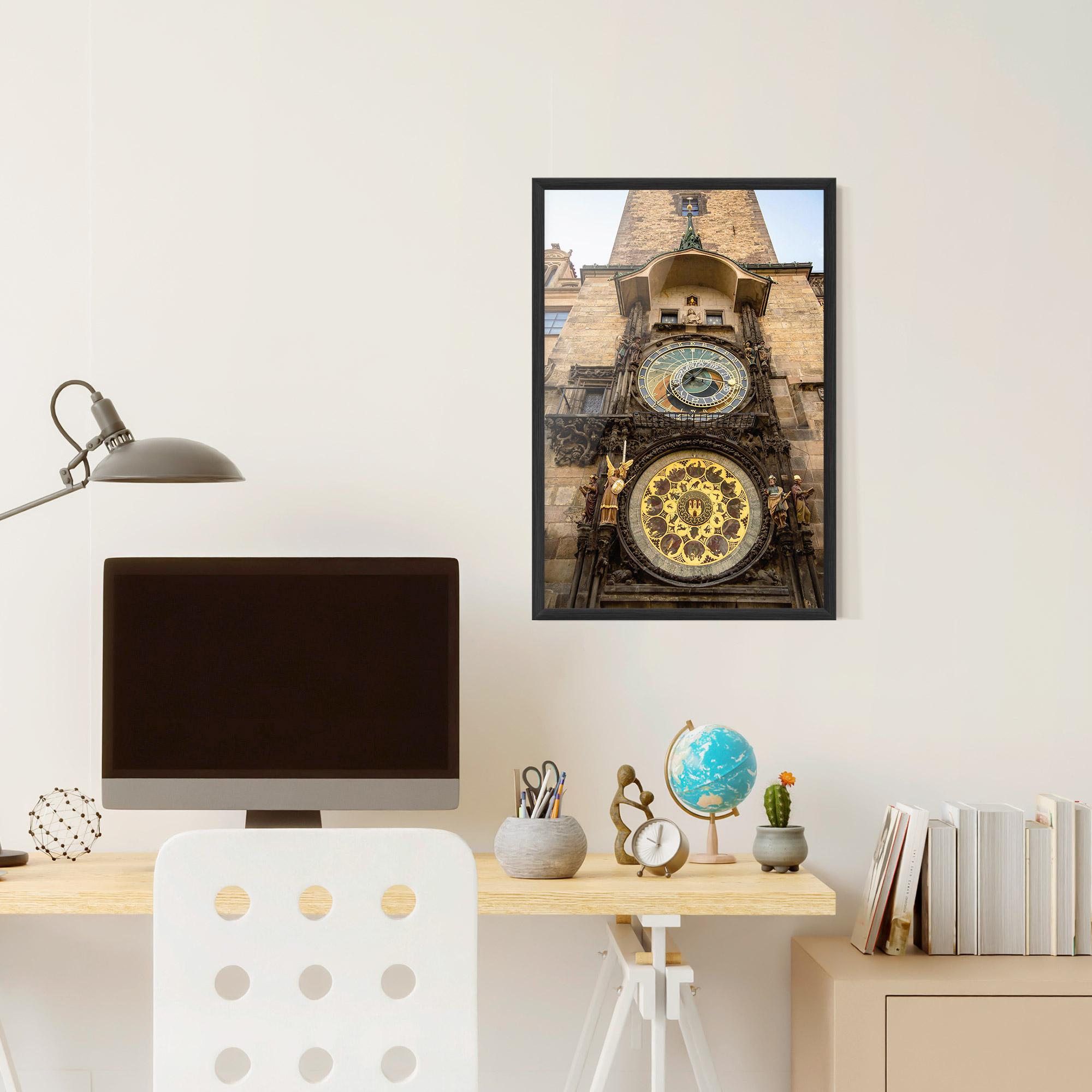 Poster Înrămat Prague Clock mockup 6