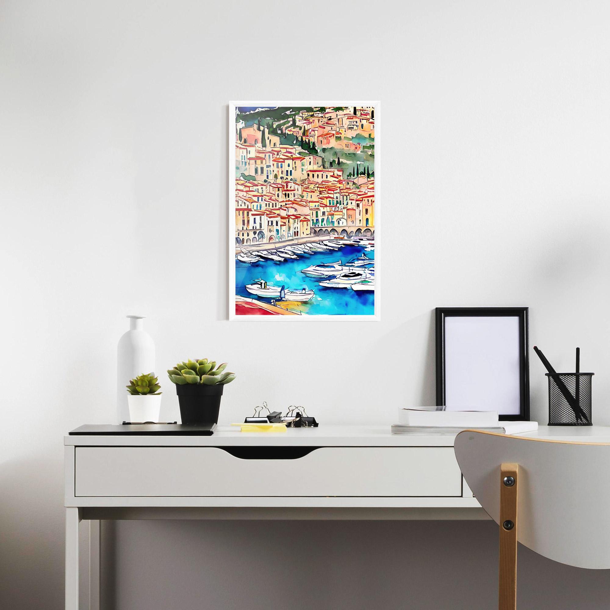Poster Înrămat French City mockup 7