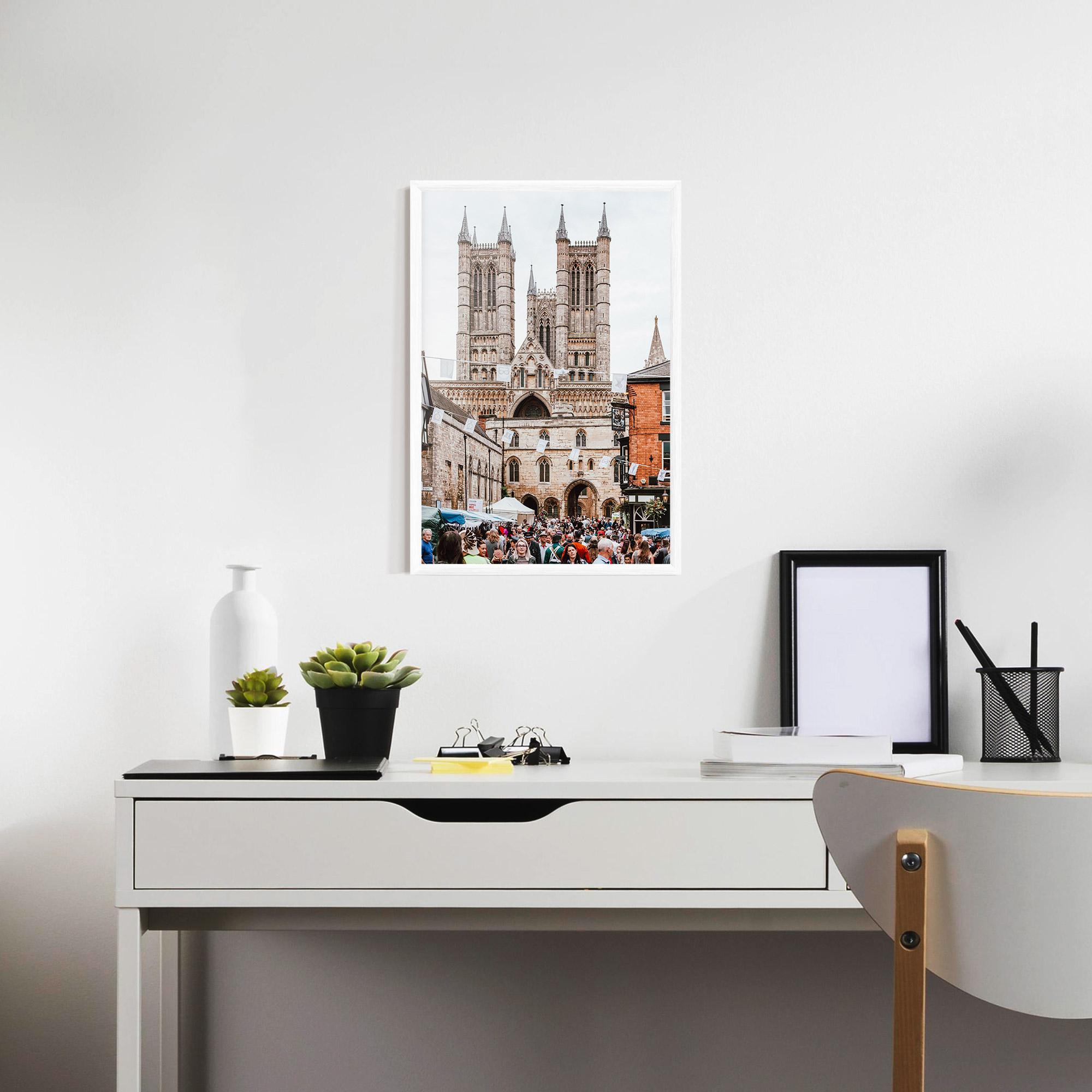 Poster Înrămat Lincoln Cathedral mockup 7