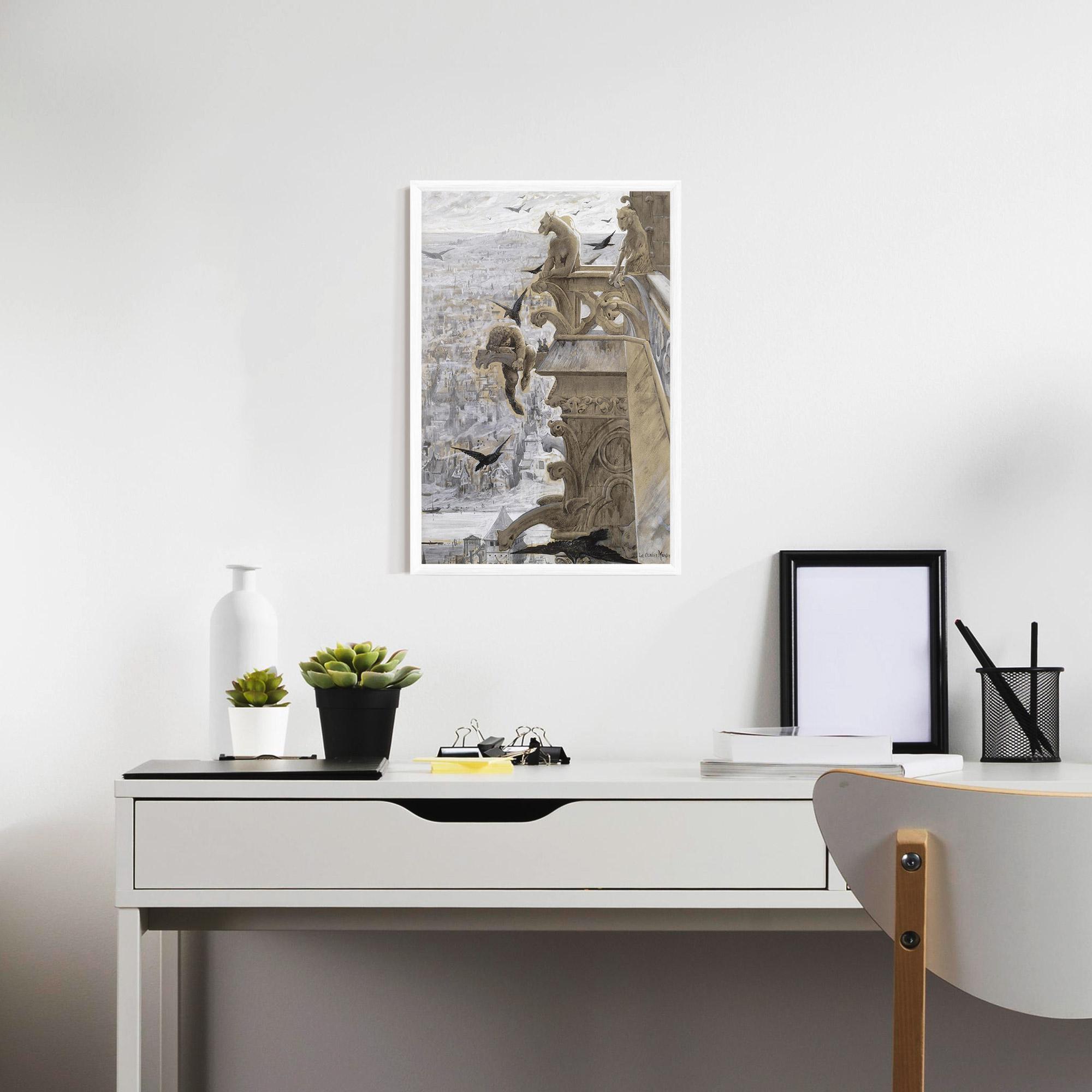 Poster Înrămat Notre Dame mockup 7