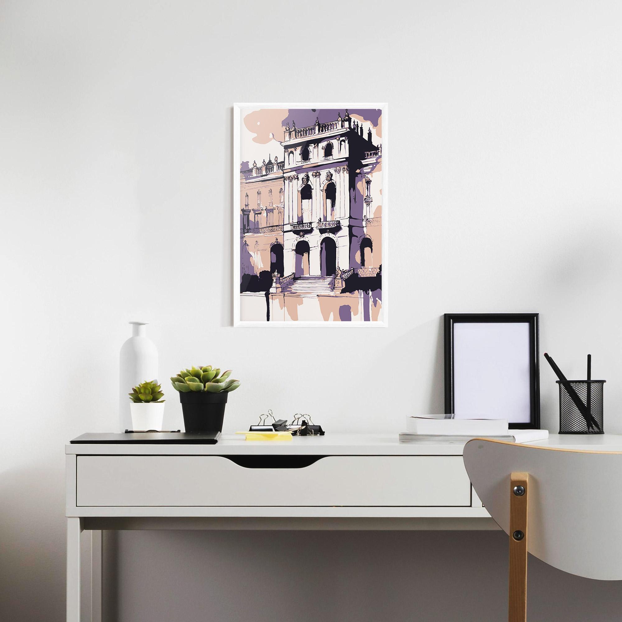 Poster Înrămat Palace Of Versailles Art mockup 7