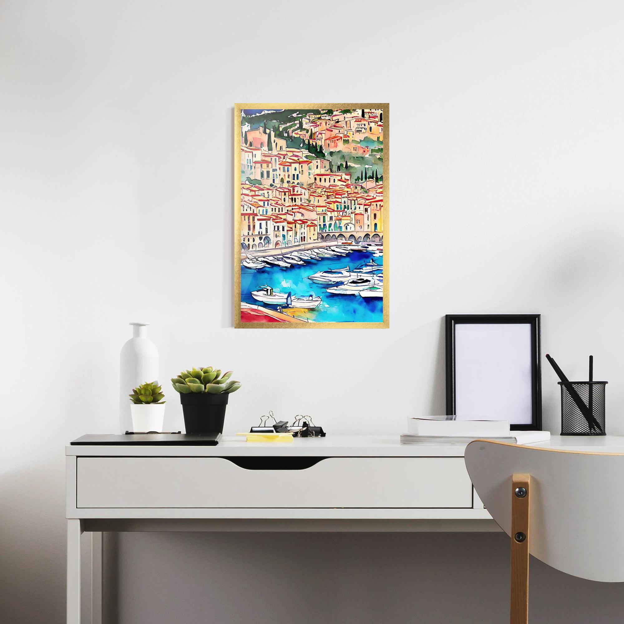 Poster Înrămat French City mockup 7