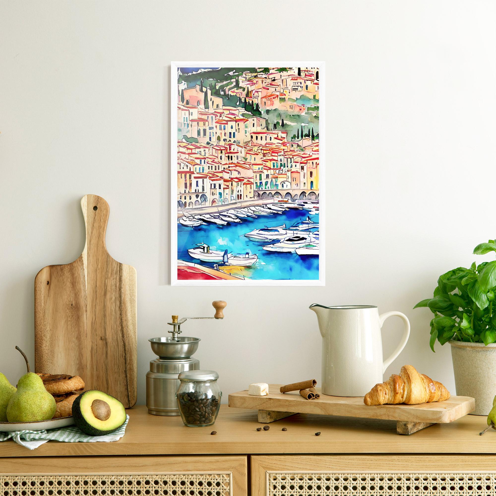 Poster Înrămat French City mockup 8