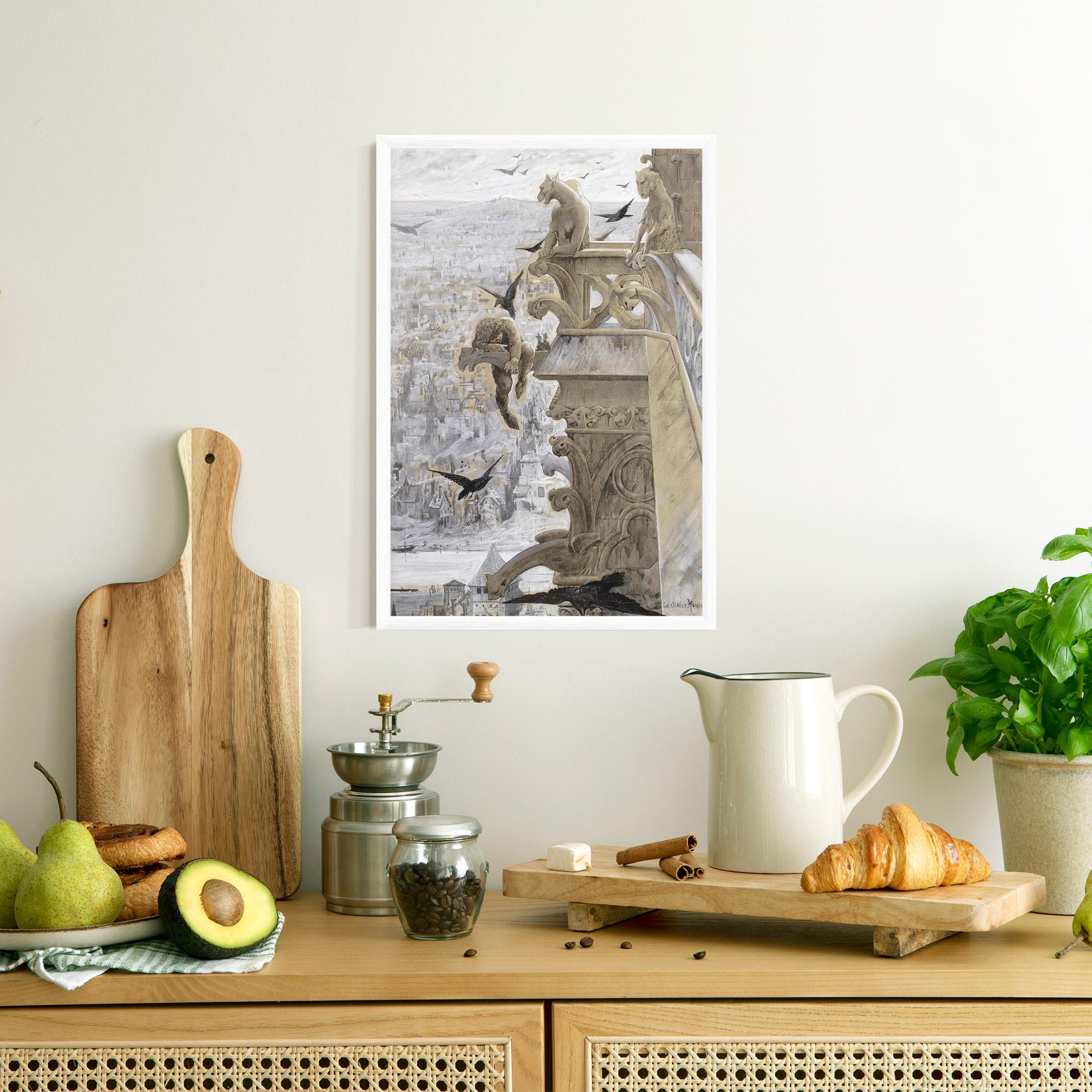 Poster Înrămat Notre Dame mockup 8