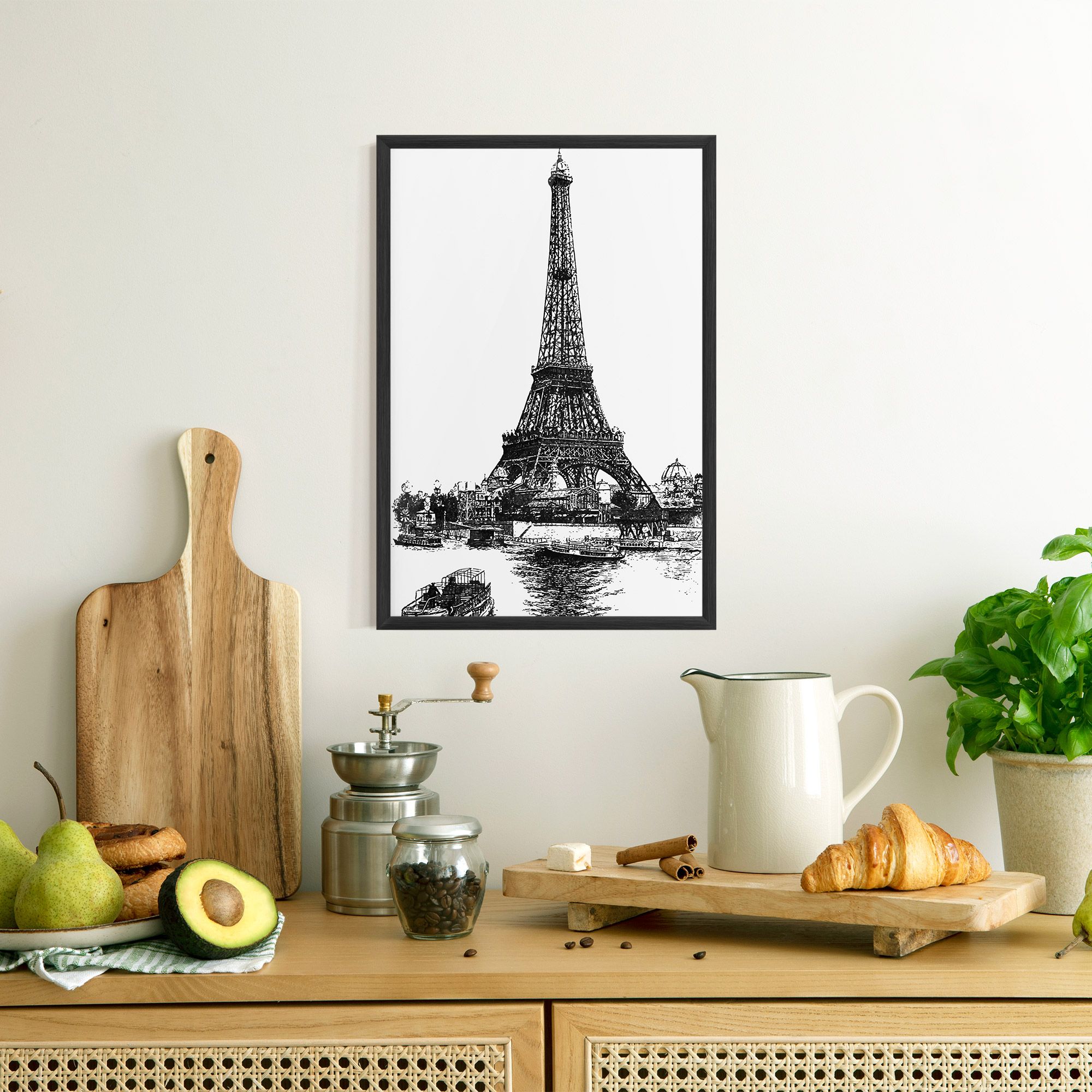 Eiffel Tower Drawing mockup 8
