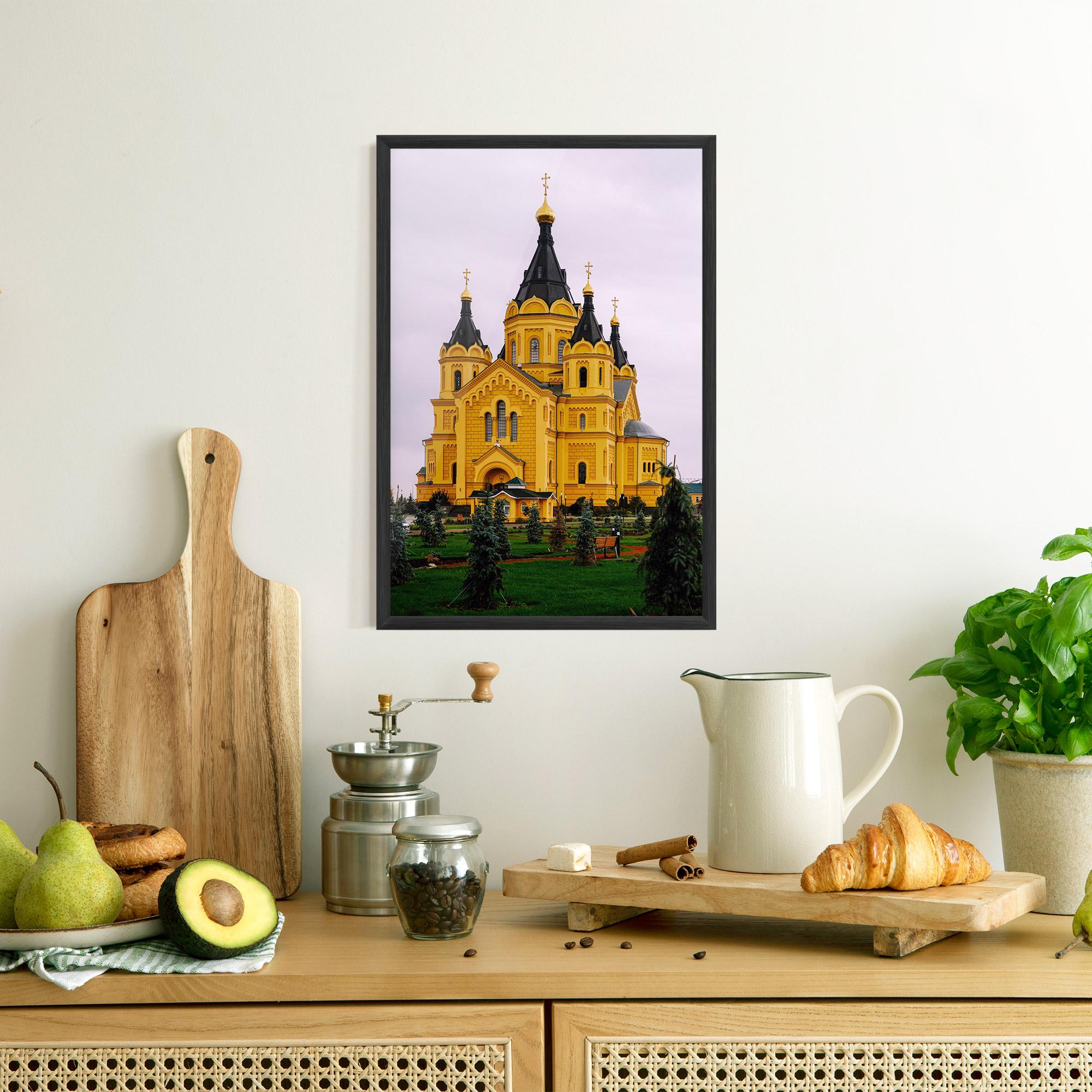Poster Înrămat Nevsky Cathedral mockup 8