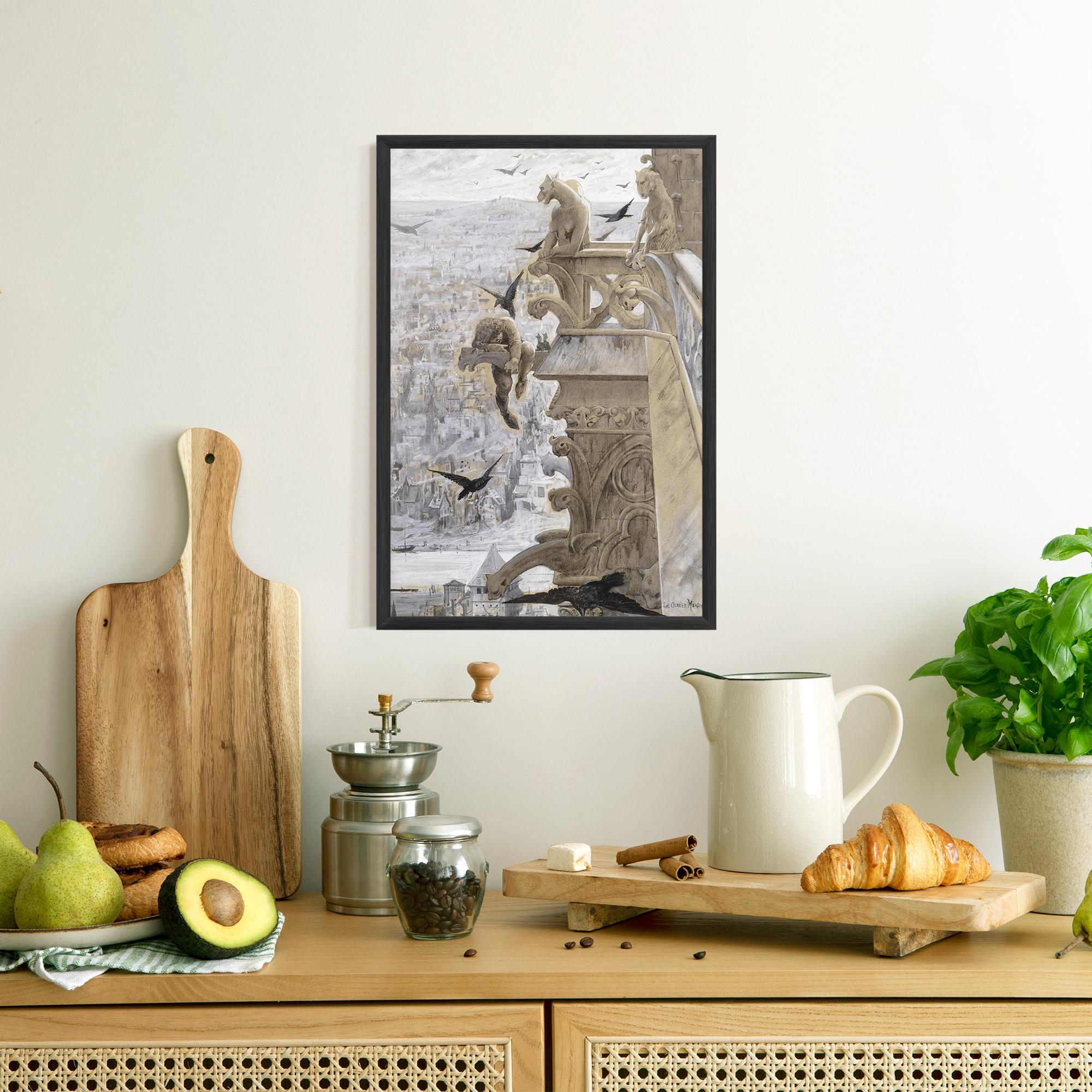 Poster Înrămat Notre Dame mockup 8