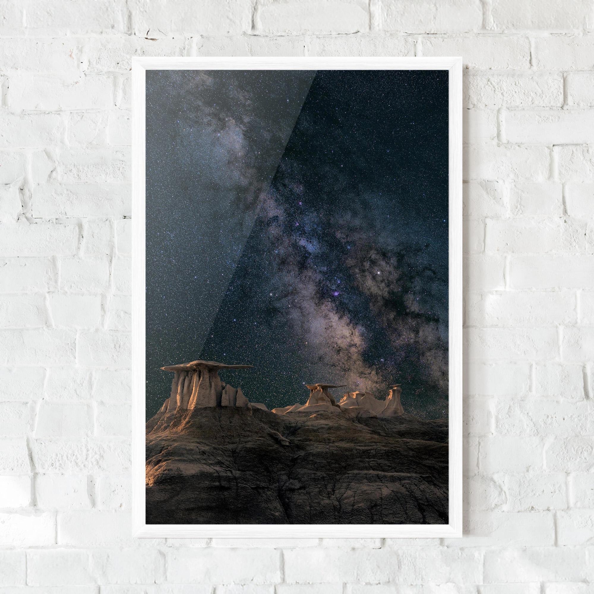 Poster Înrămat Abstract Colourful Sky mockup 0