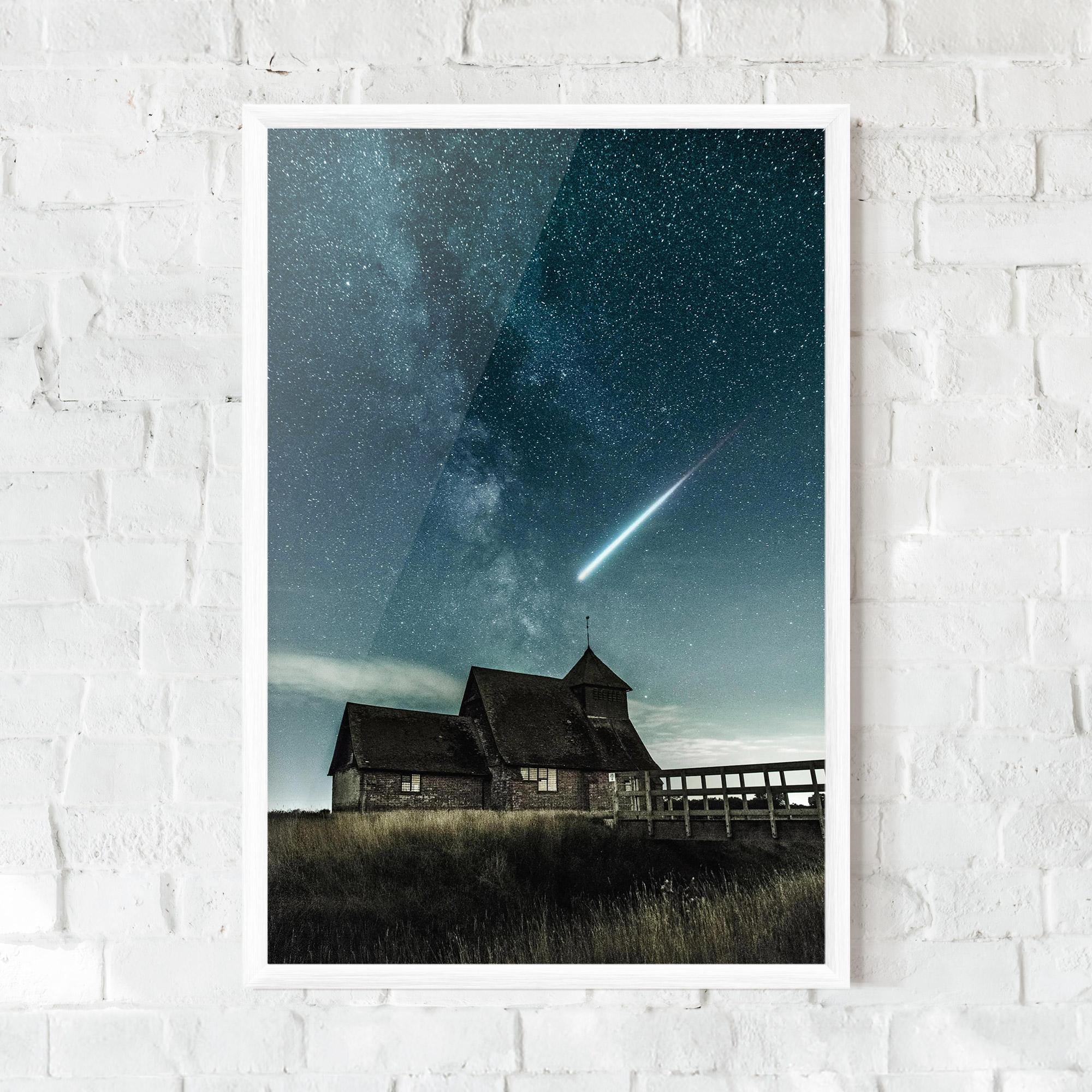 Poster Înrămat Falling Star mockup 0
