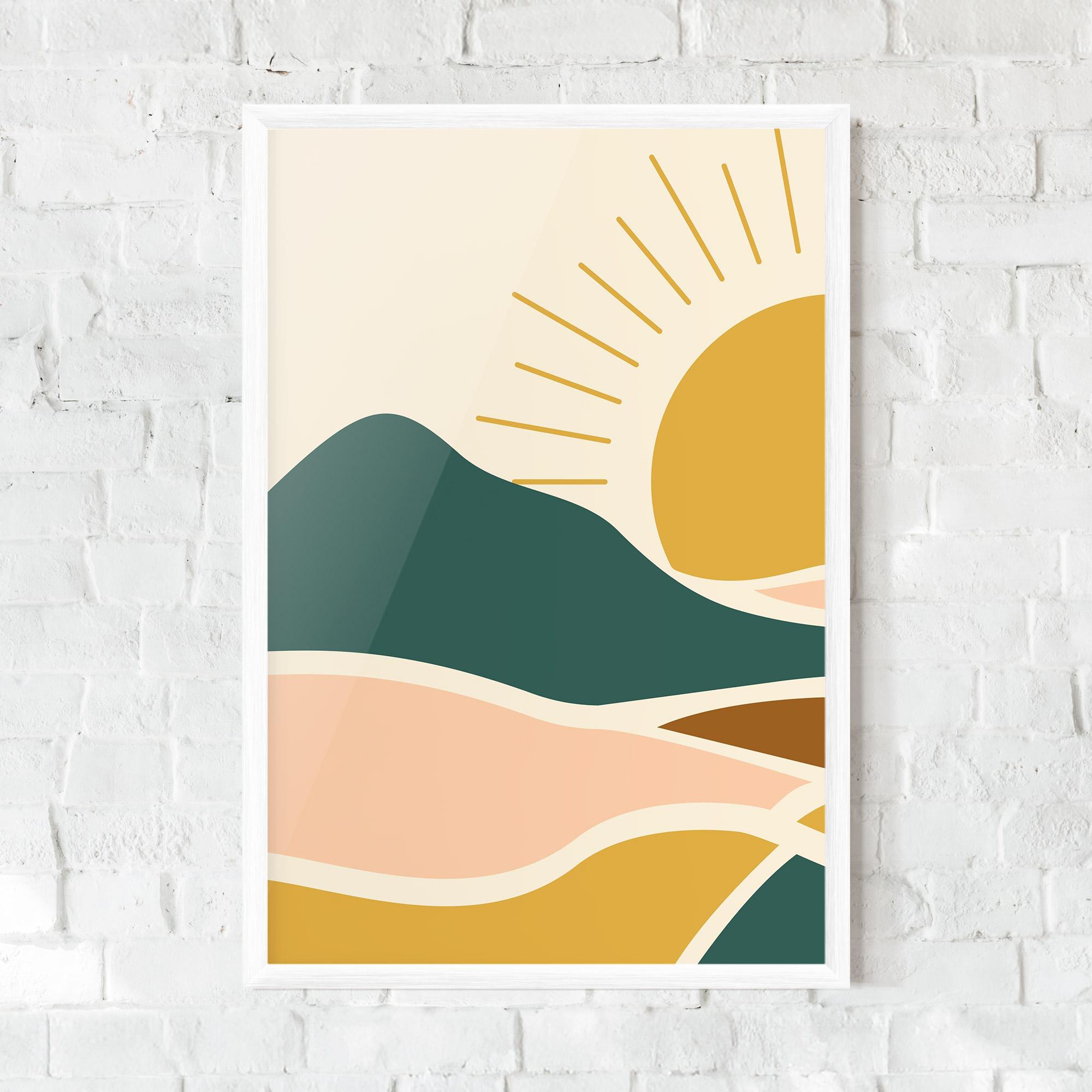 Poster Înrămat Sunset Connection 01 mockup 0