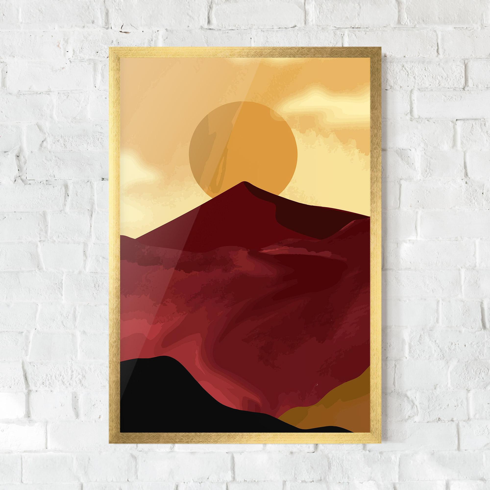 Poster Înrămat Mars Dune1 mockup 0