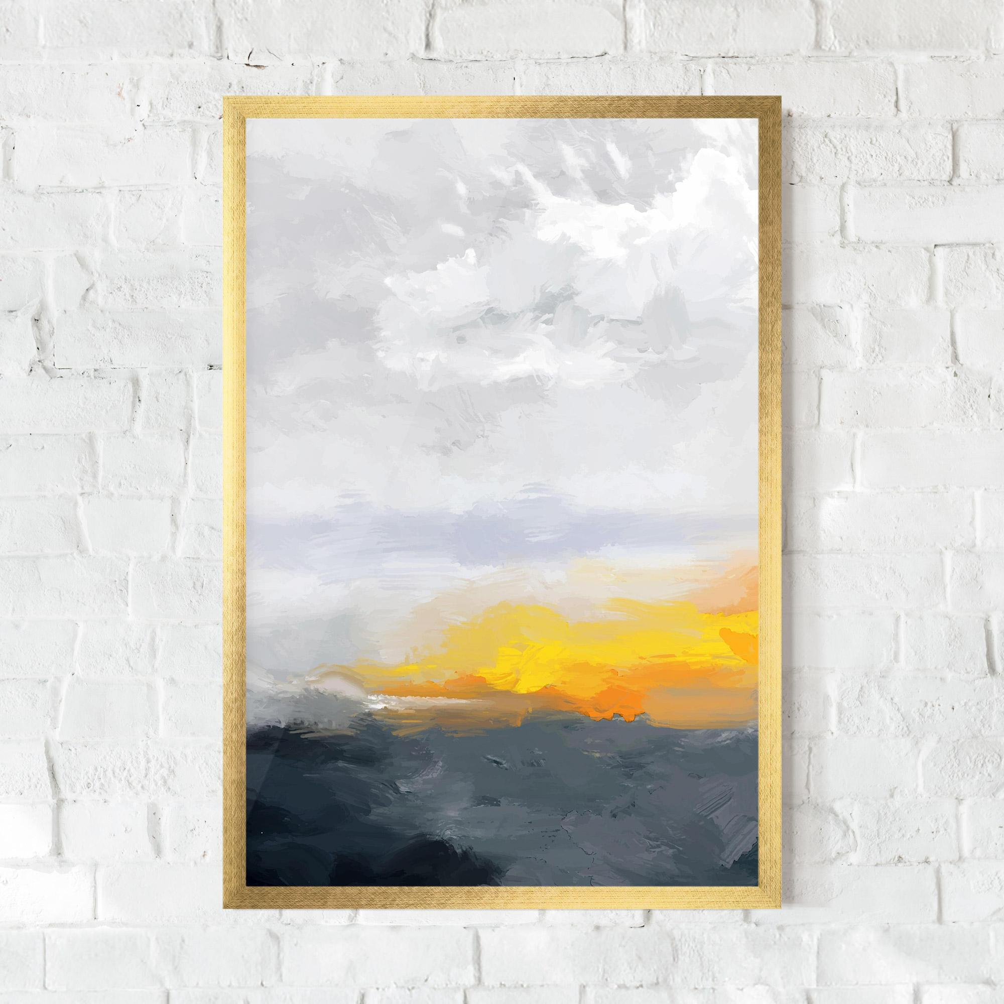 Poster Înrămat Sunset Light Art mockup 0