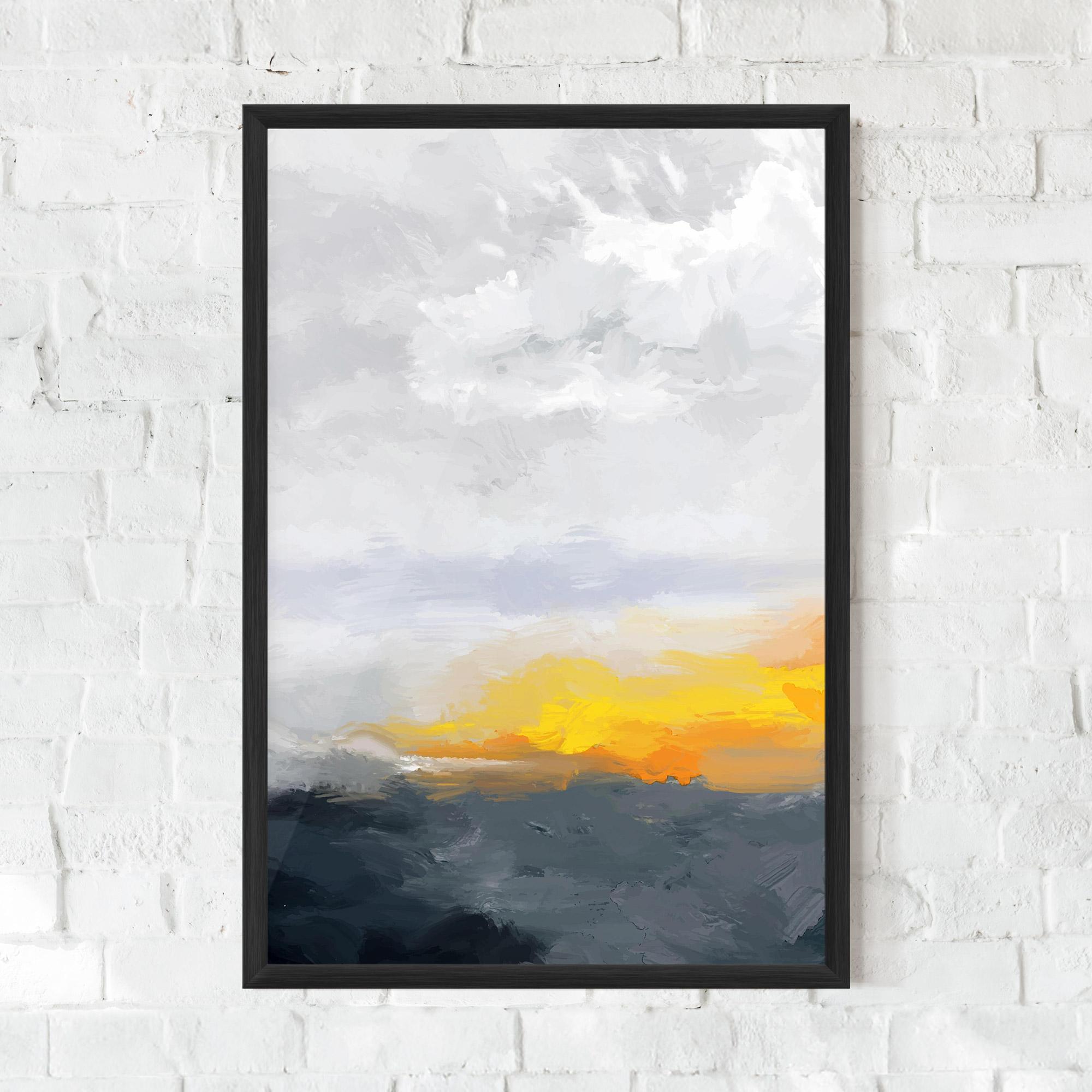 Poster Înrămat Sunset Light Art mockup 0