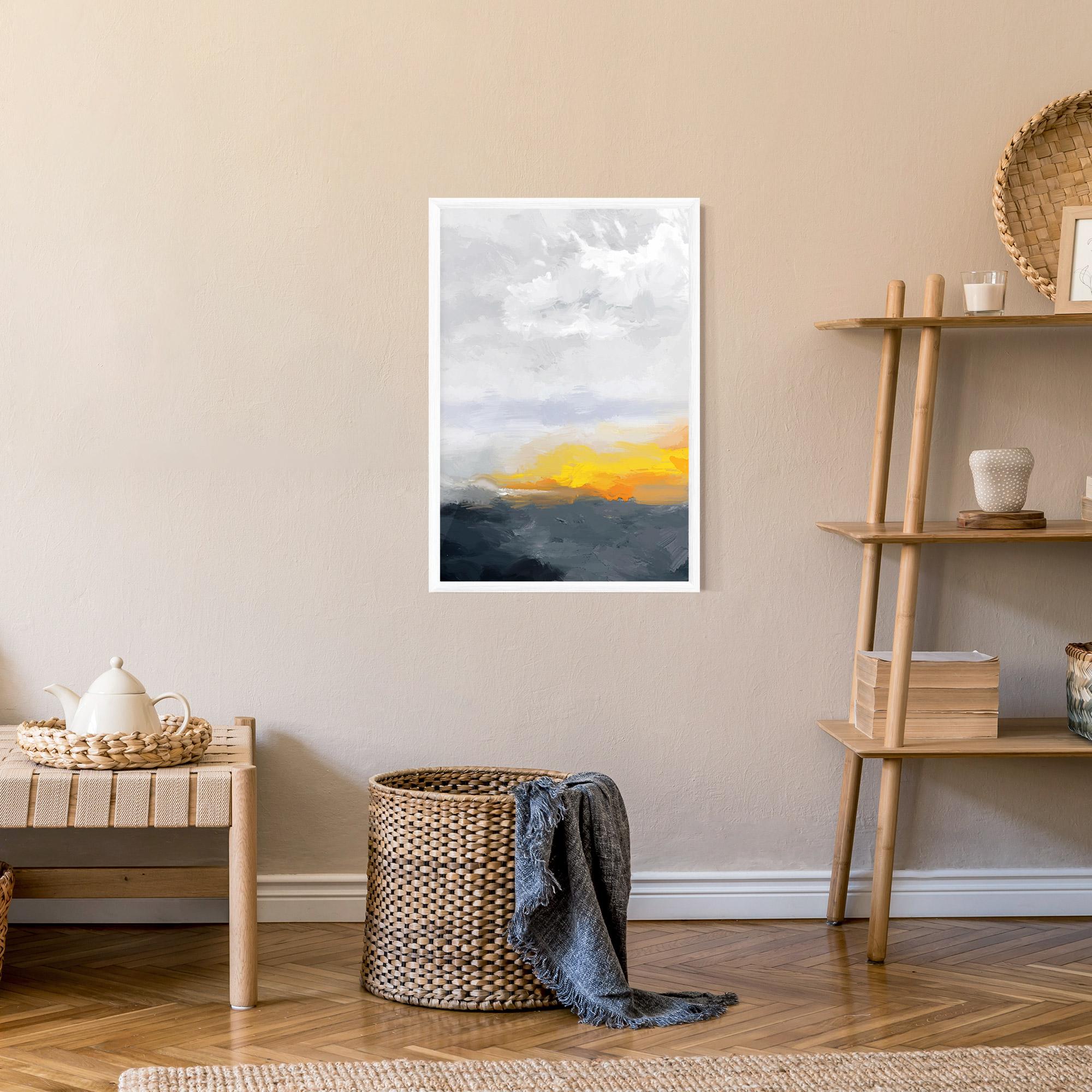 Poster Înrămat Sunset Light Art mockup 9