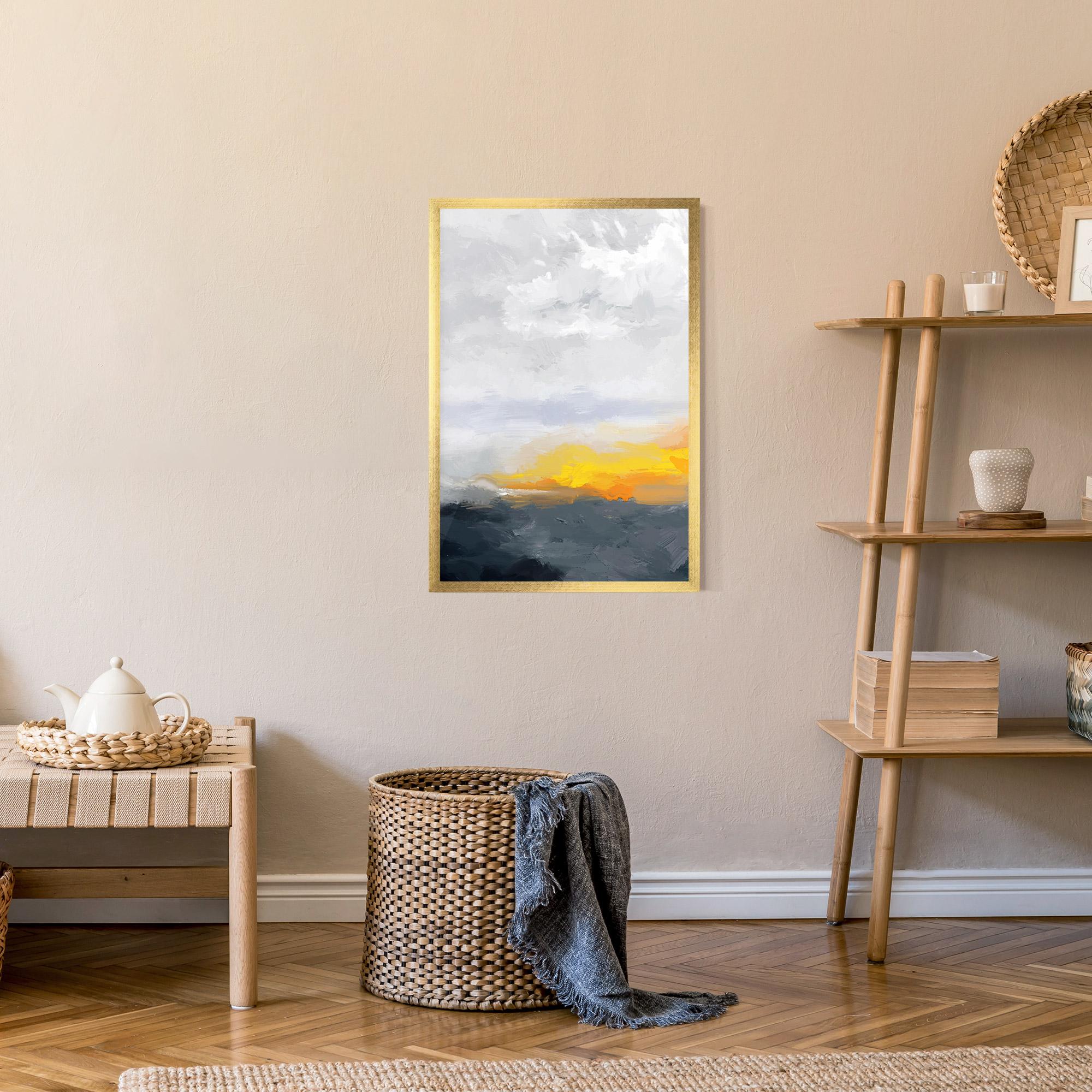 Poster Înrămat Sunset Light Art mockup 9