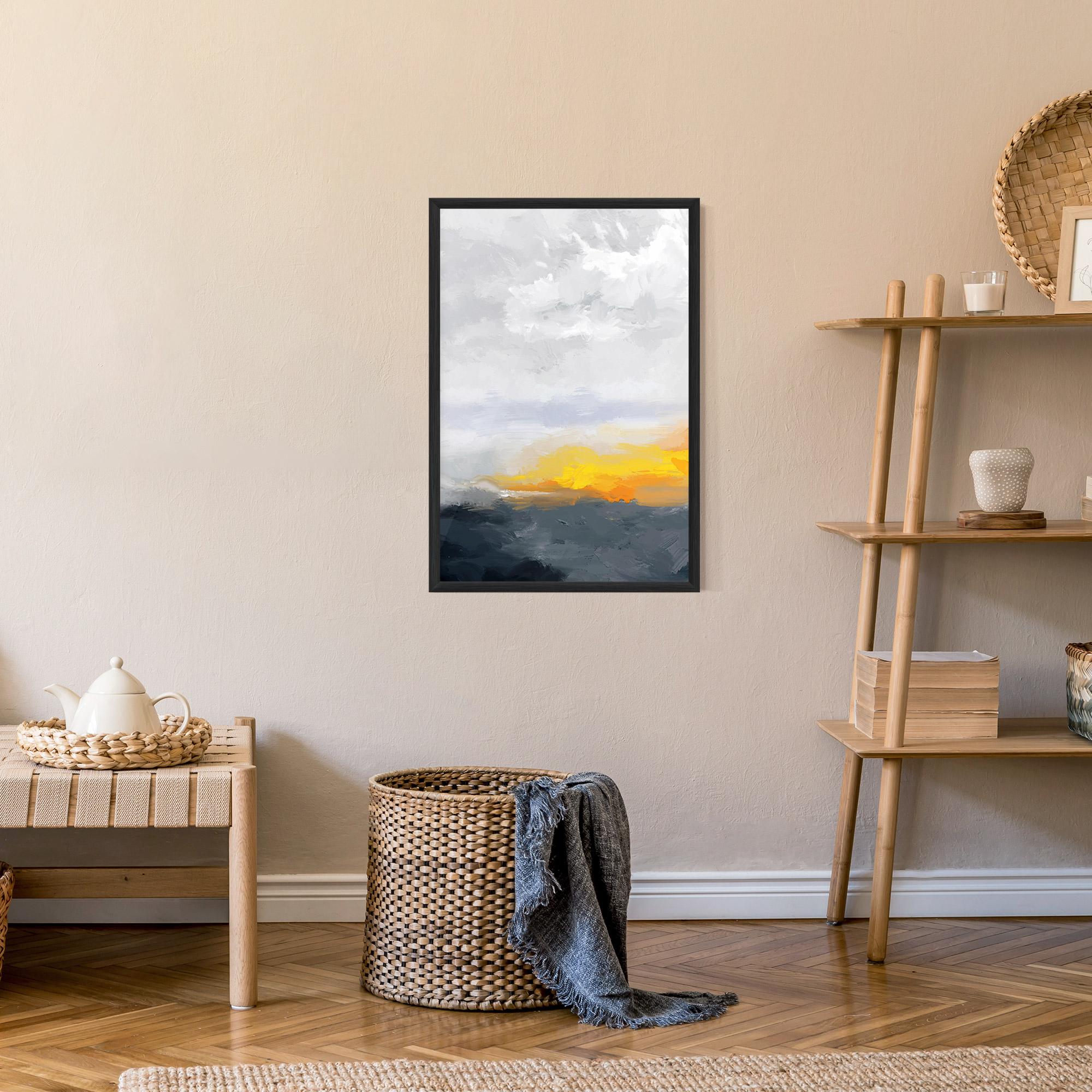 Poster Înrămat Sunset Light Art mockup 9
