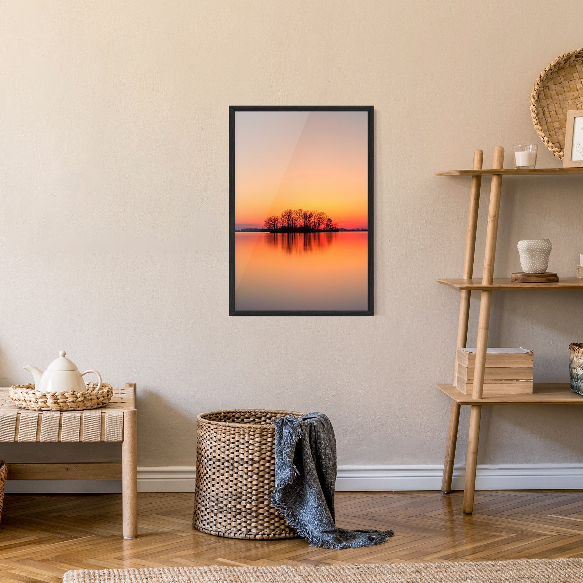 Tree Sunset Lake mockup 9