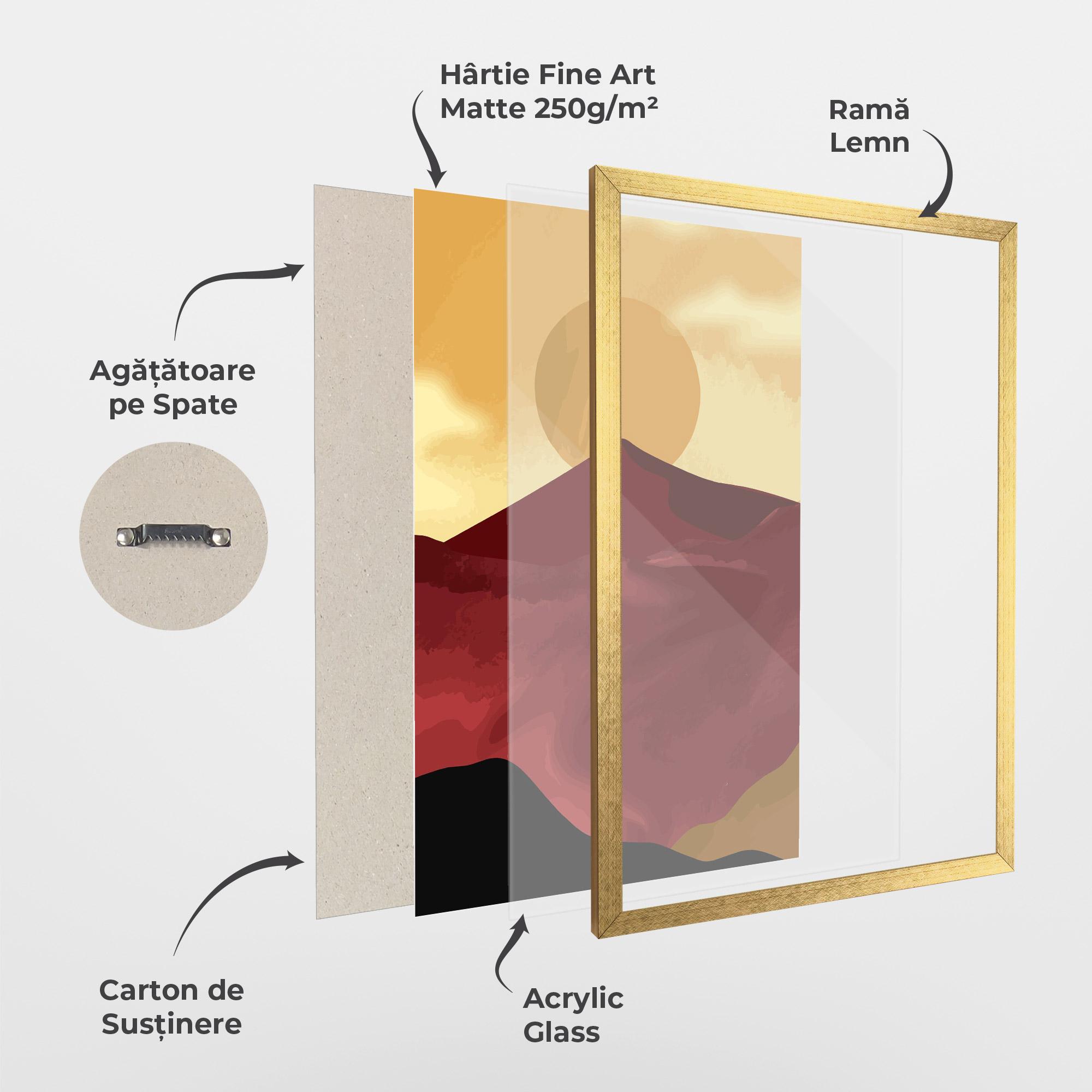 Poster Înrămat Mars Dune1 mockup 1