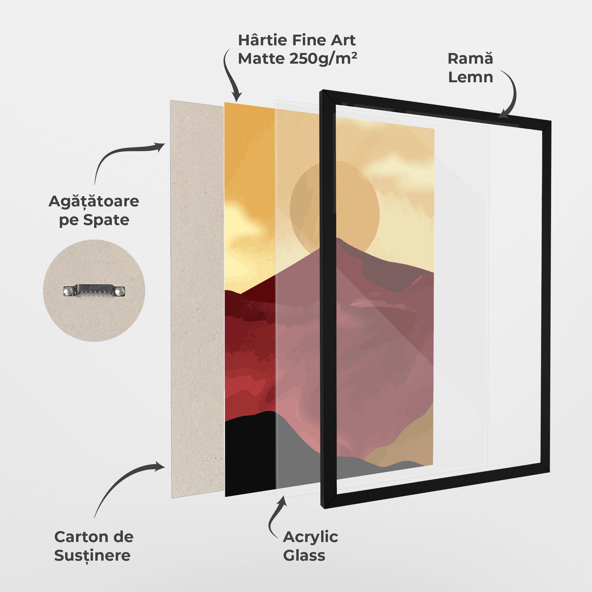 Poster Înrămat Mars Dune1 mockup 1