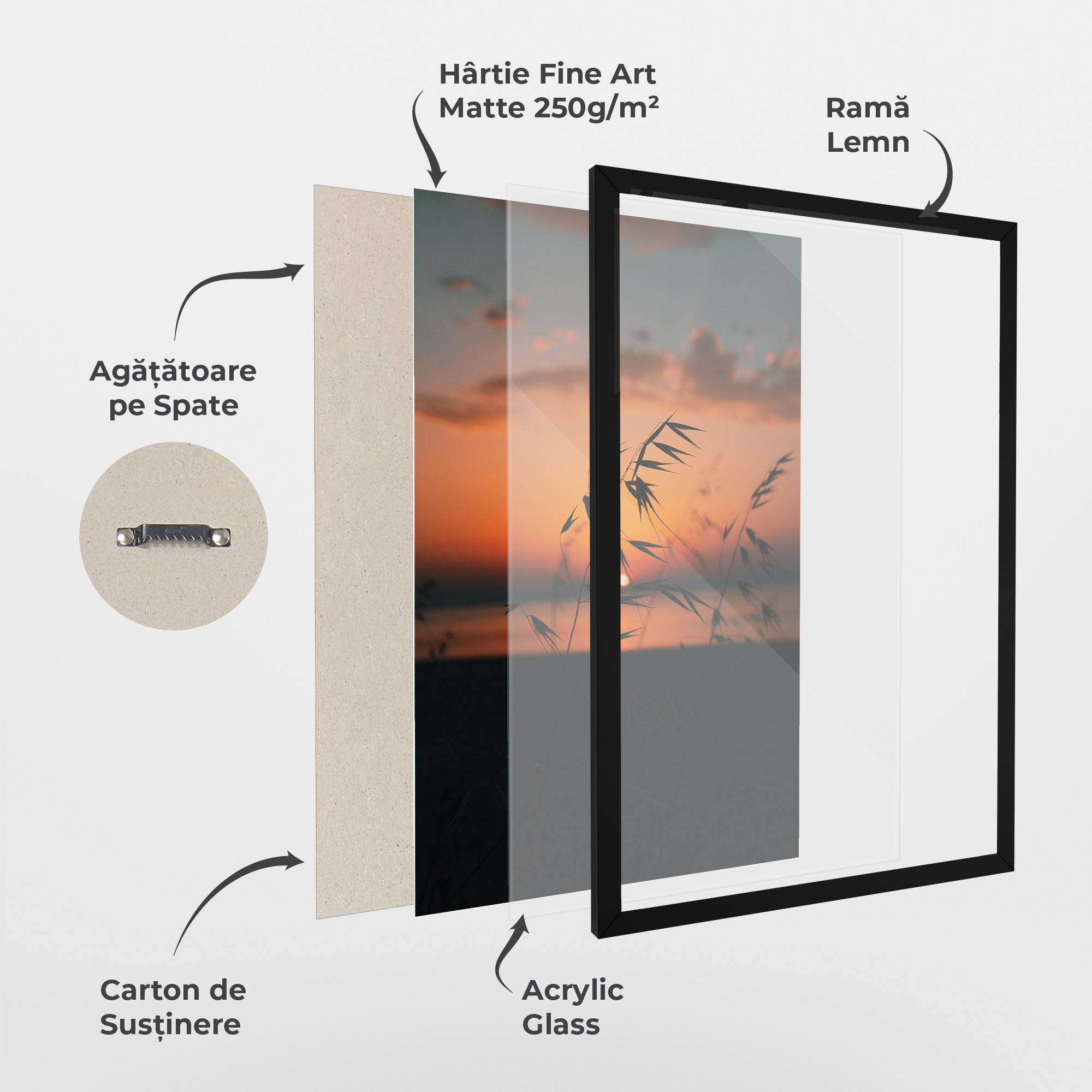 Small Leaves Sunset mockup 1