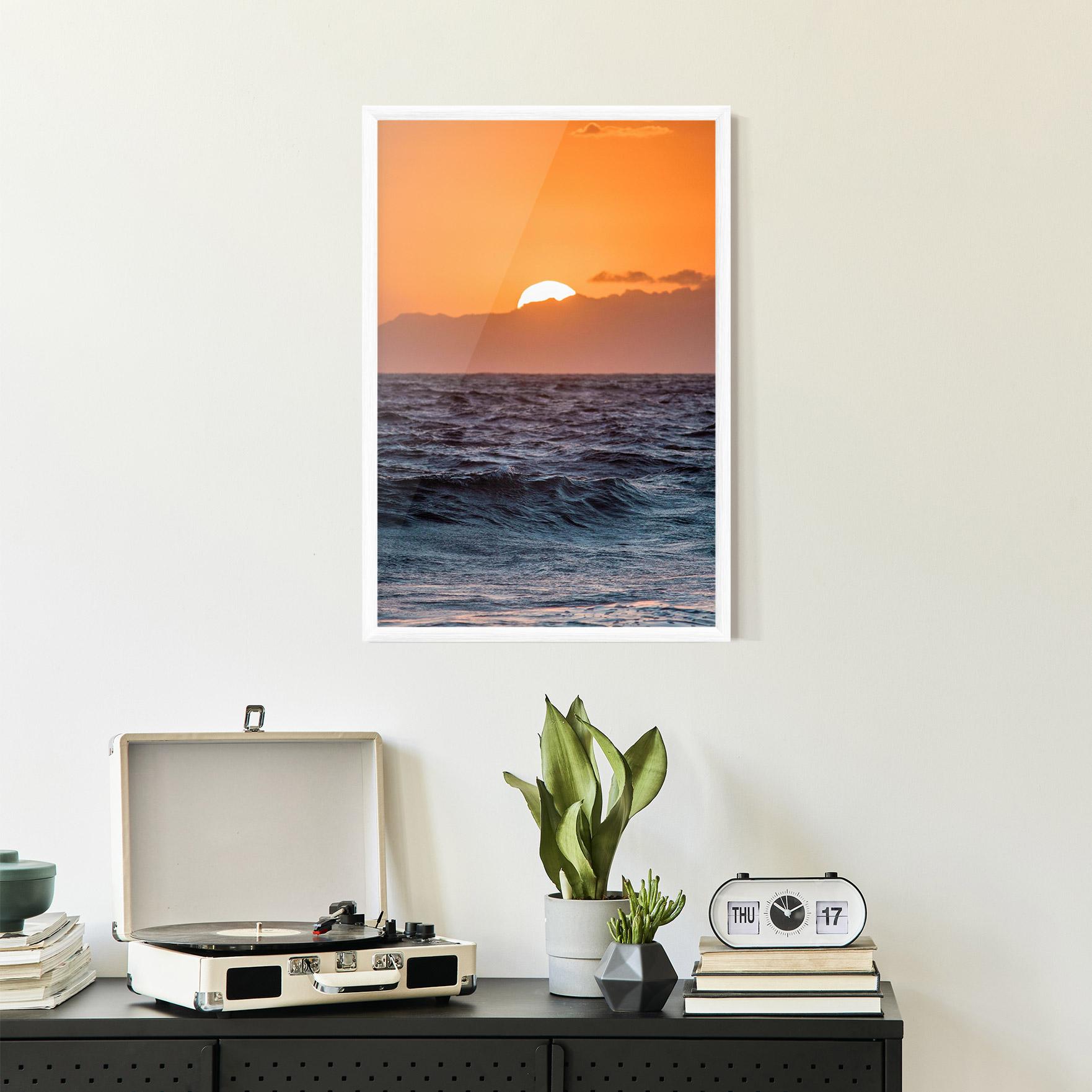 Poster Înrămat Morning Waves mockup 2