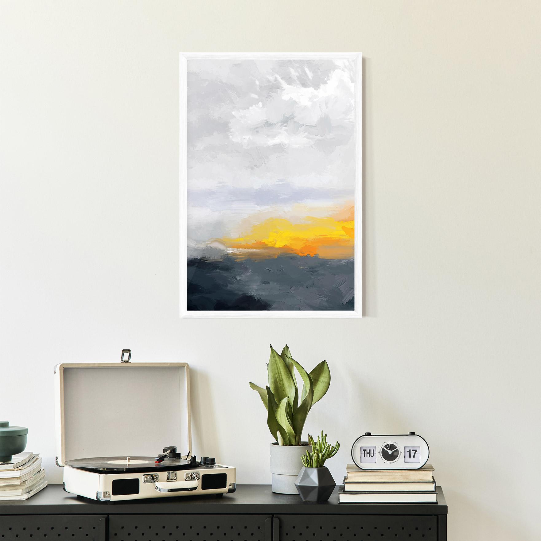 Poster Înrămat Sunset Light Art mockup 2