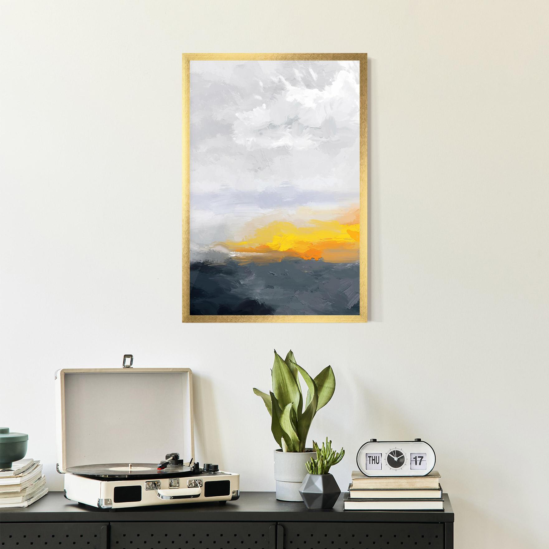 Poster Înrămat Sunset Light Art mockup 2