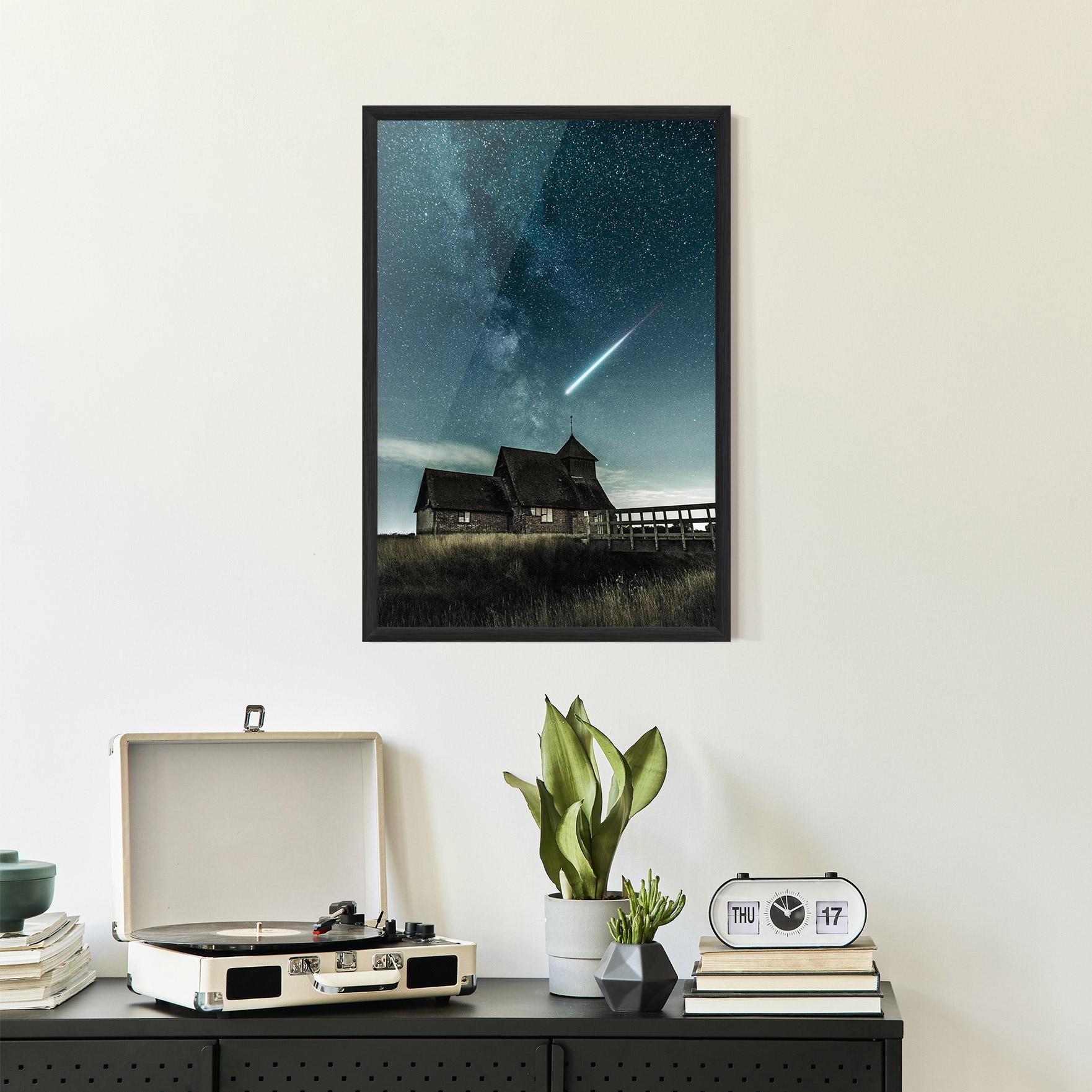 Poster Înrămat Falling Star mockup 2