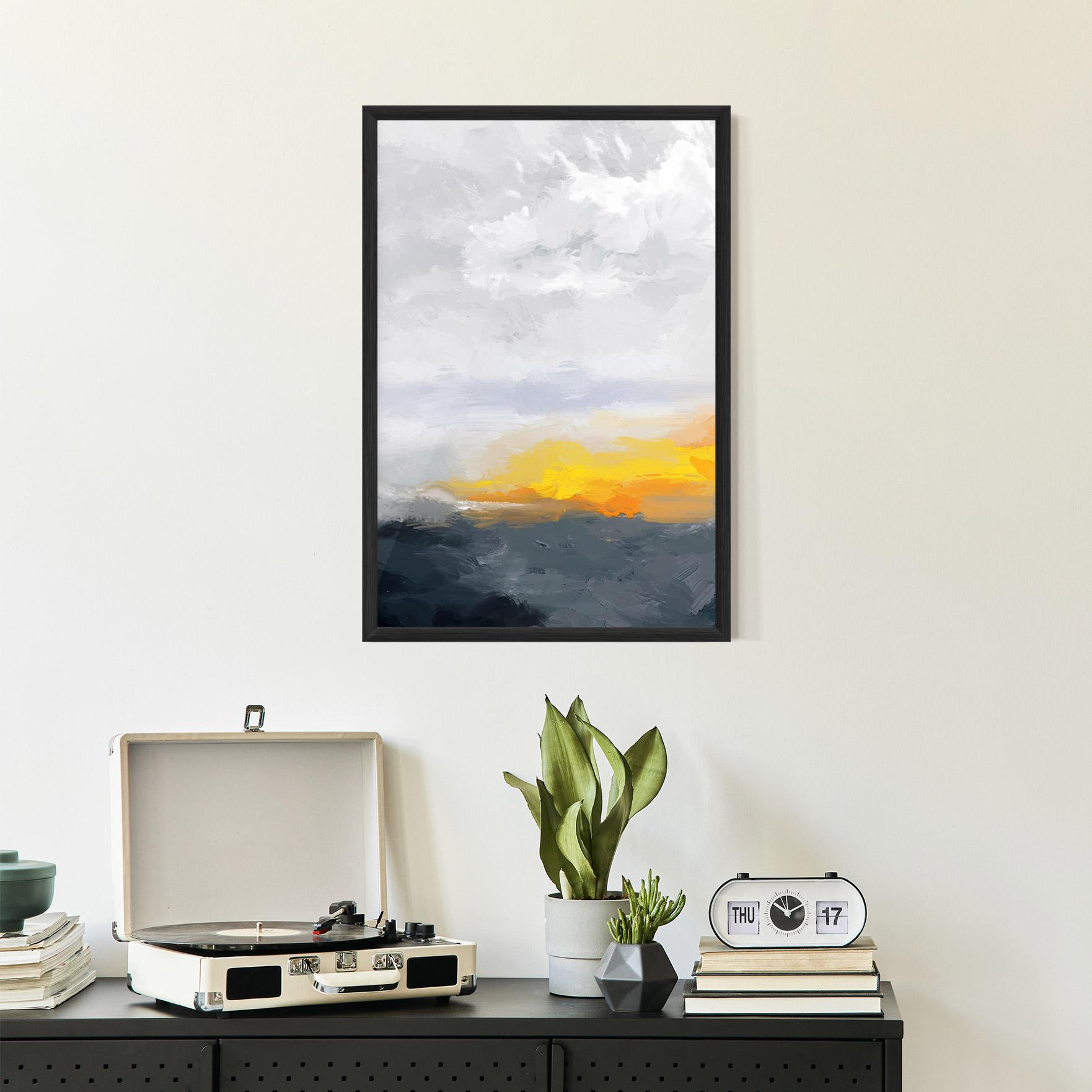 Poster Înrămat Sunset Light Art mockup 2