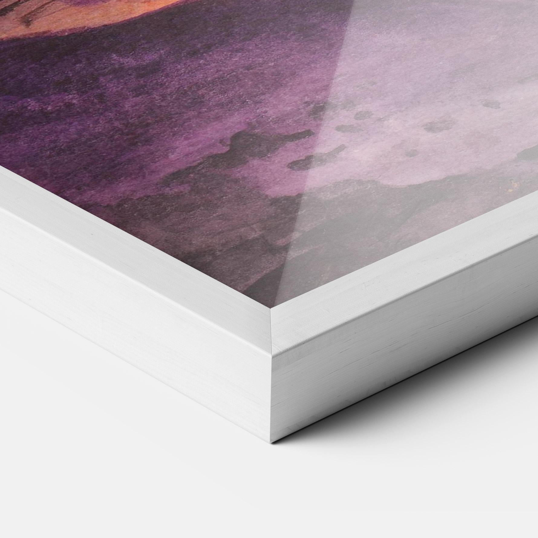 Poster Înrămat Sunset Watercolor Painting mockup 3