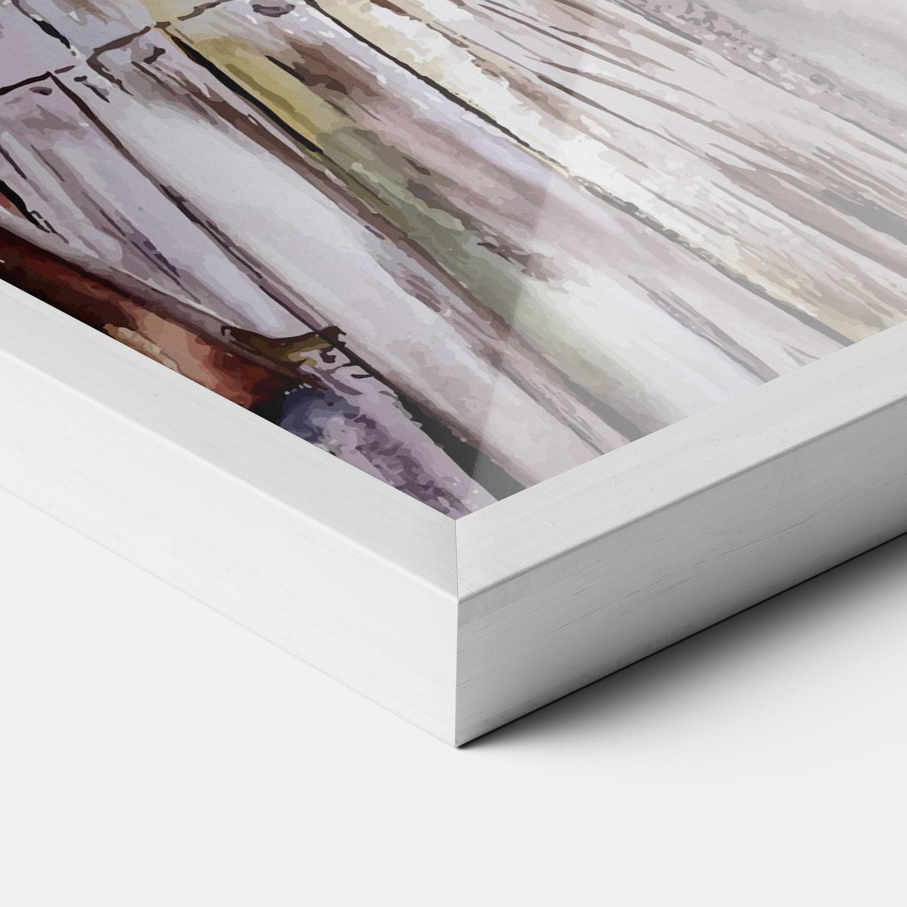 Poster Înrămat Watercolor Sunset mockup 3