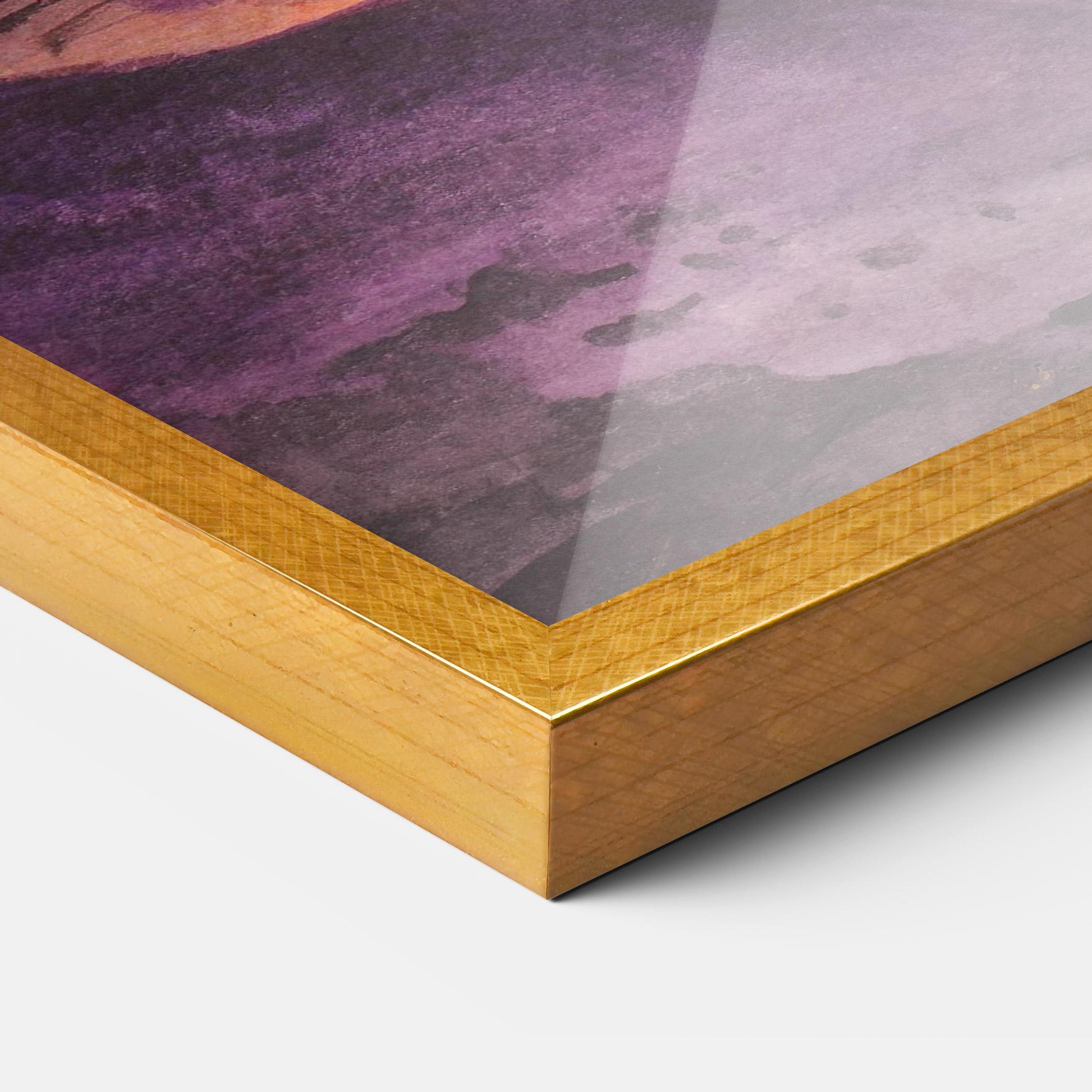 Poster Înrămat Sunset Watercolor Painting mockup 3