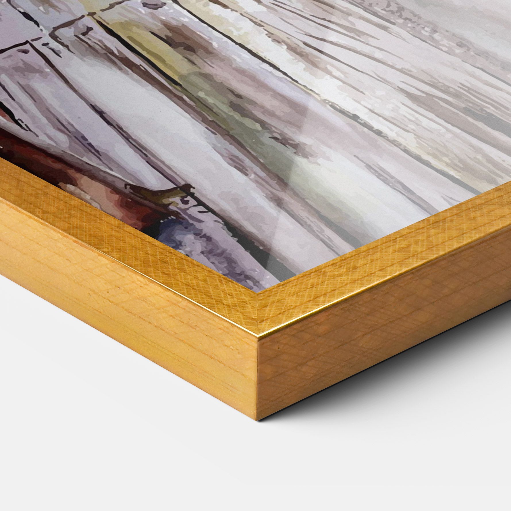 Watercolor Sunset mockup 3