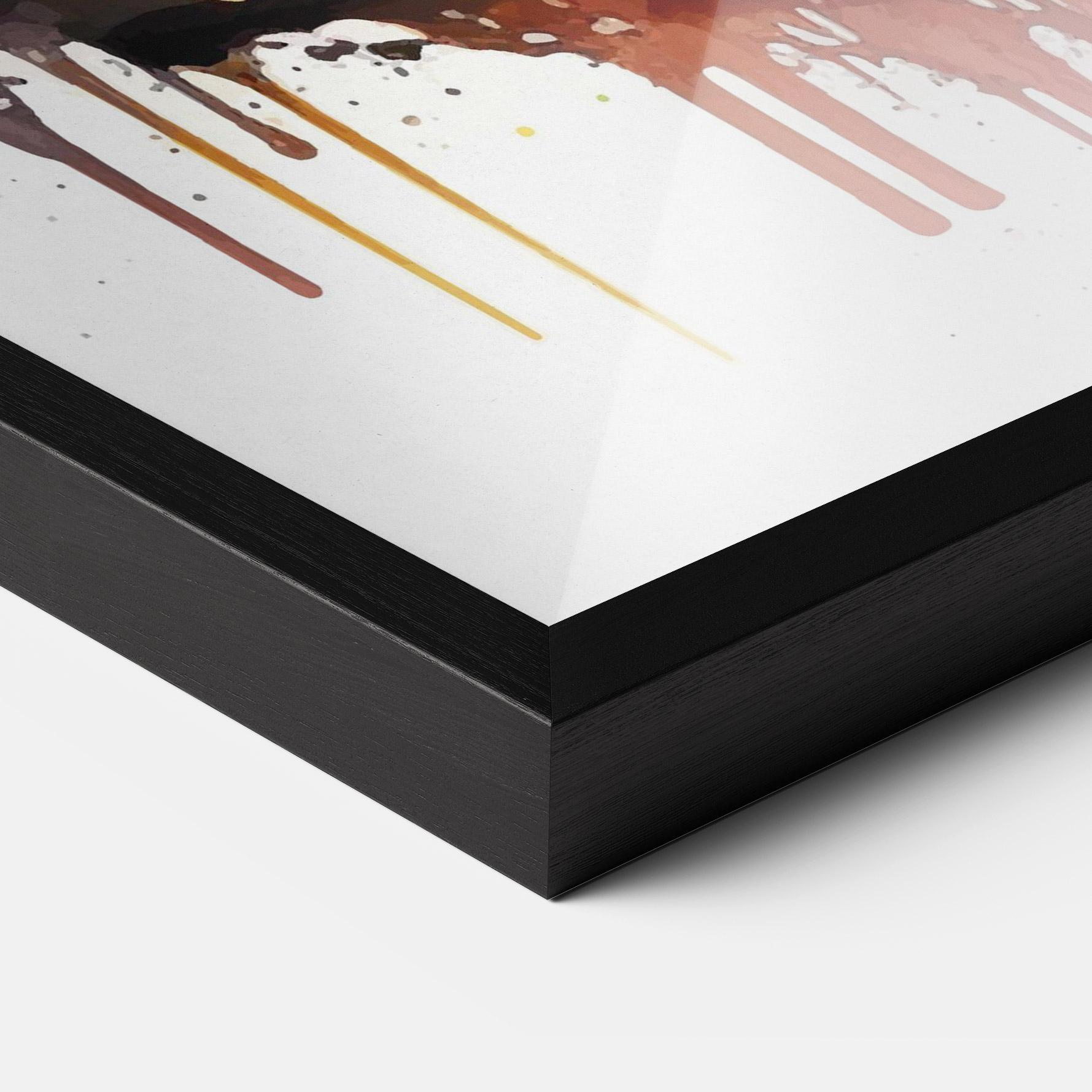 Poster Înrămat Purple Sunset Art mockup 3