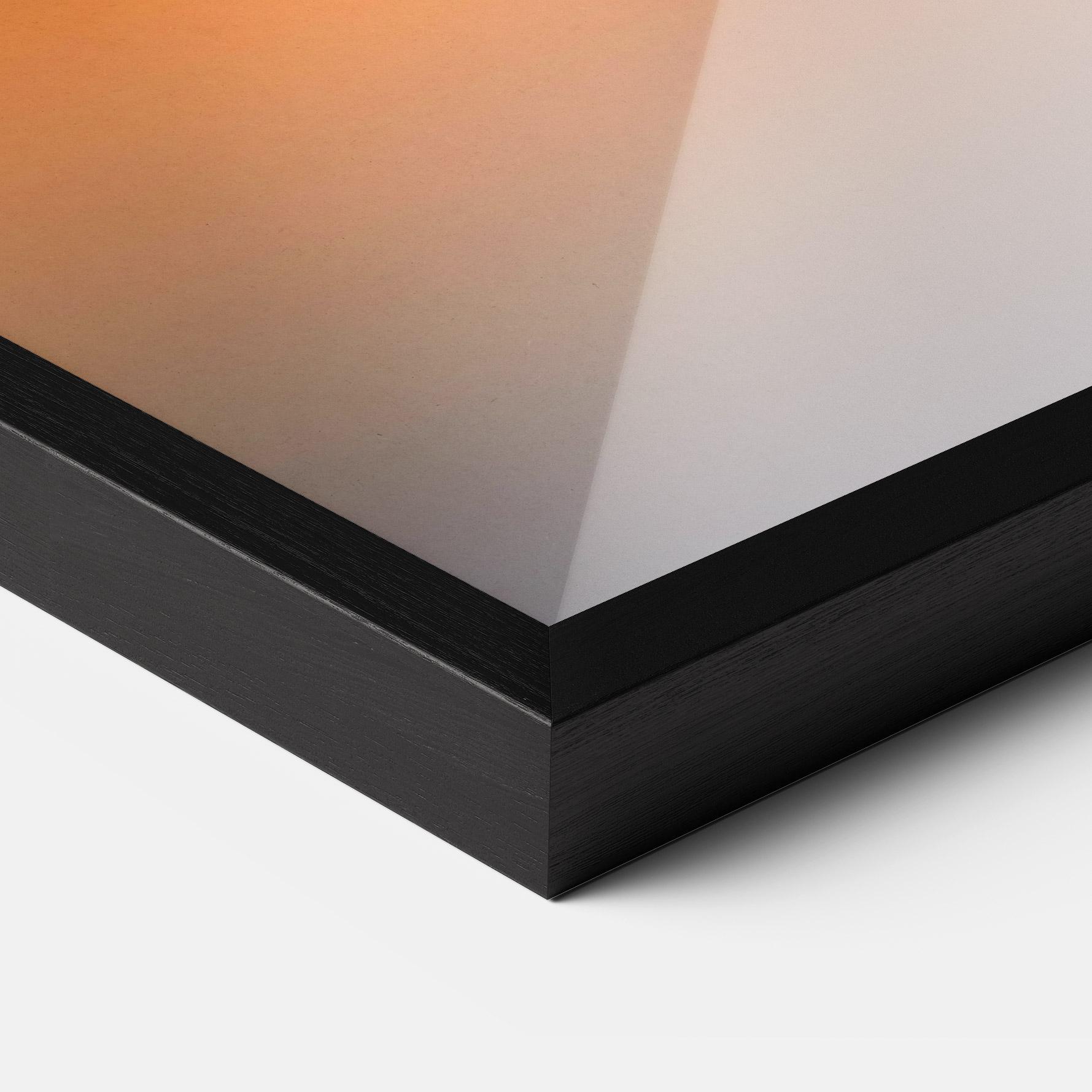 Poster Înrămat Tree Sunset Lake mockup 3