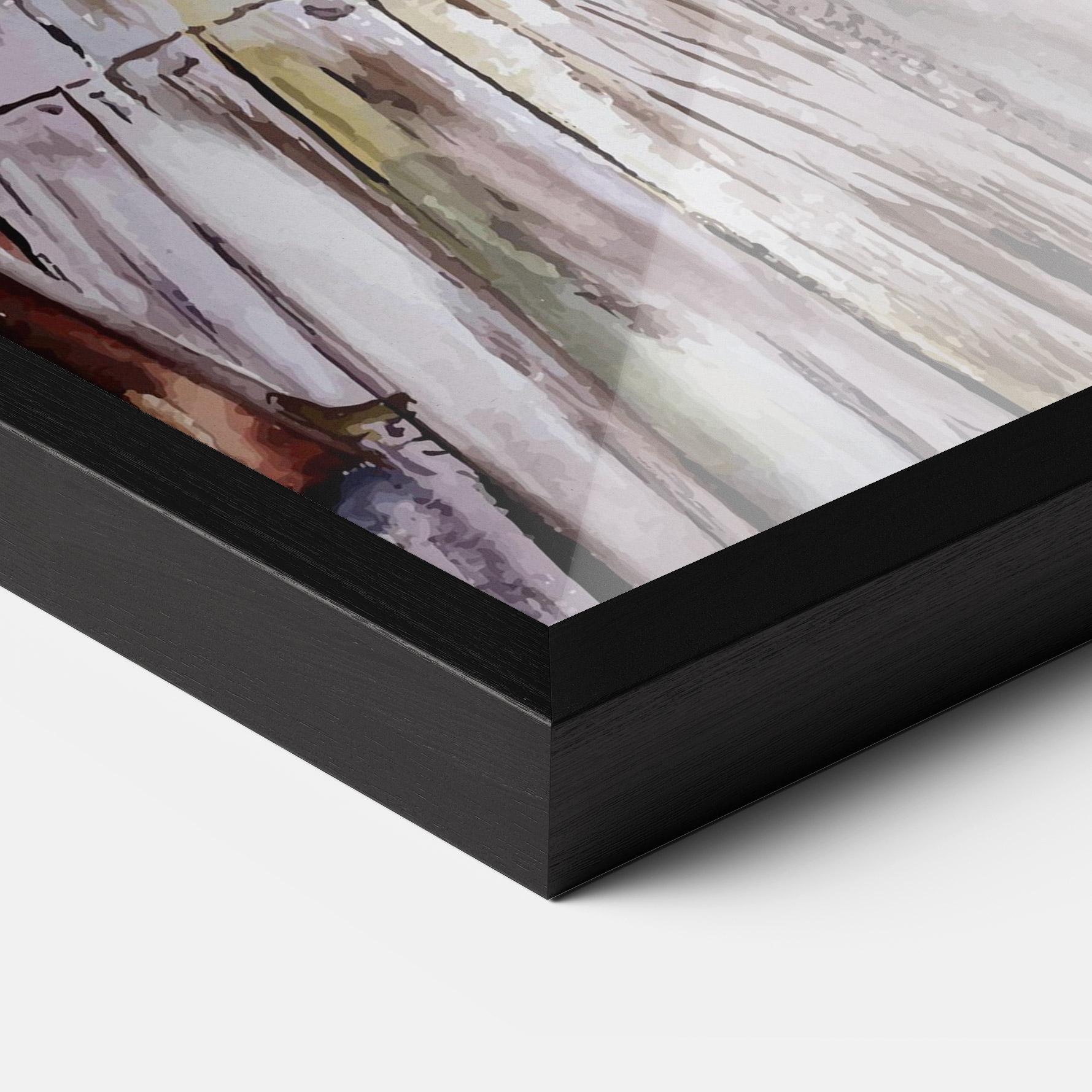 Poster Înrămat Watercolor Sunset mockup 3