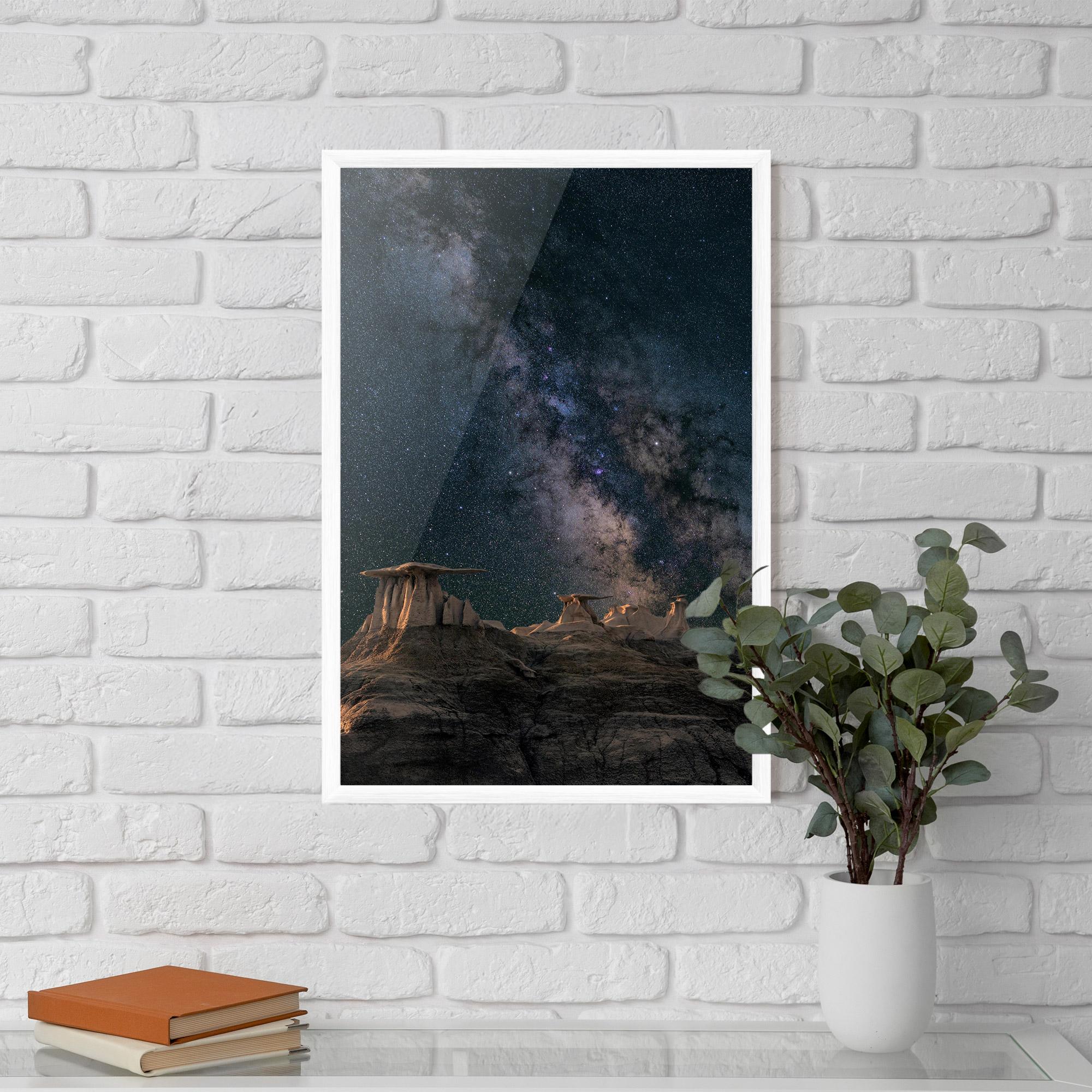 Poster Înrămat Abstract Colourful Sky mockup 5