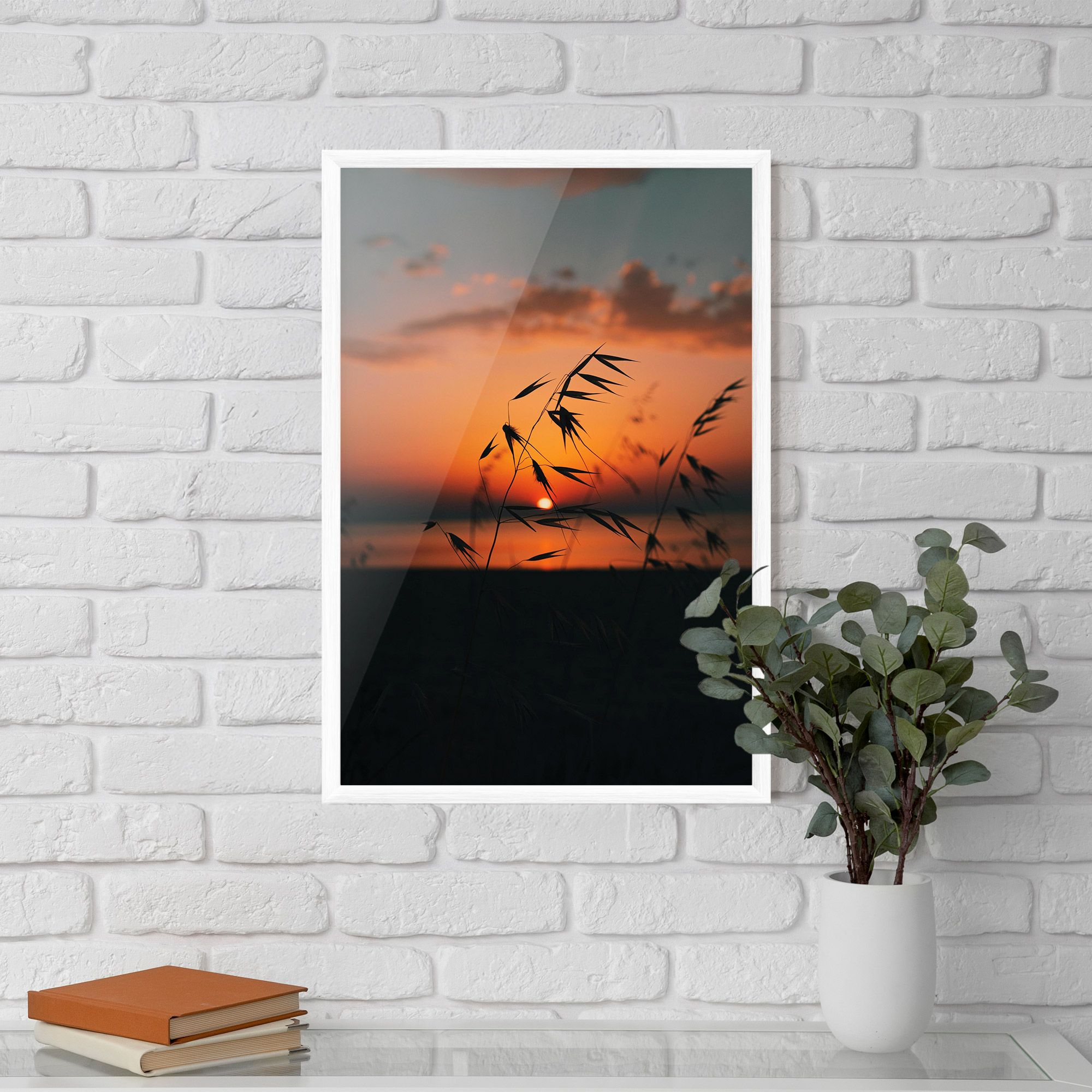 Small Leaves Sunset mockup 5
