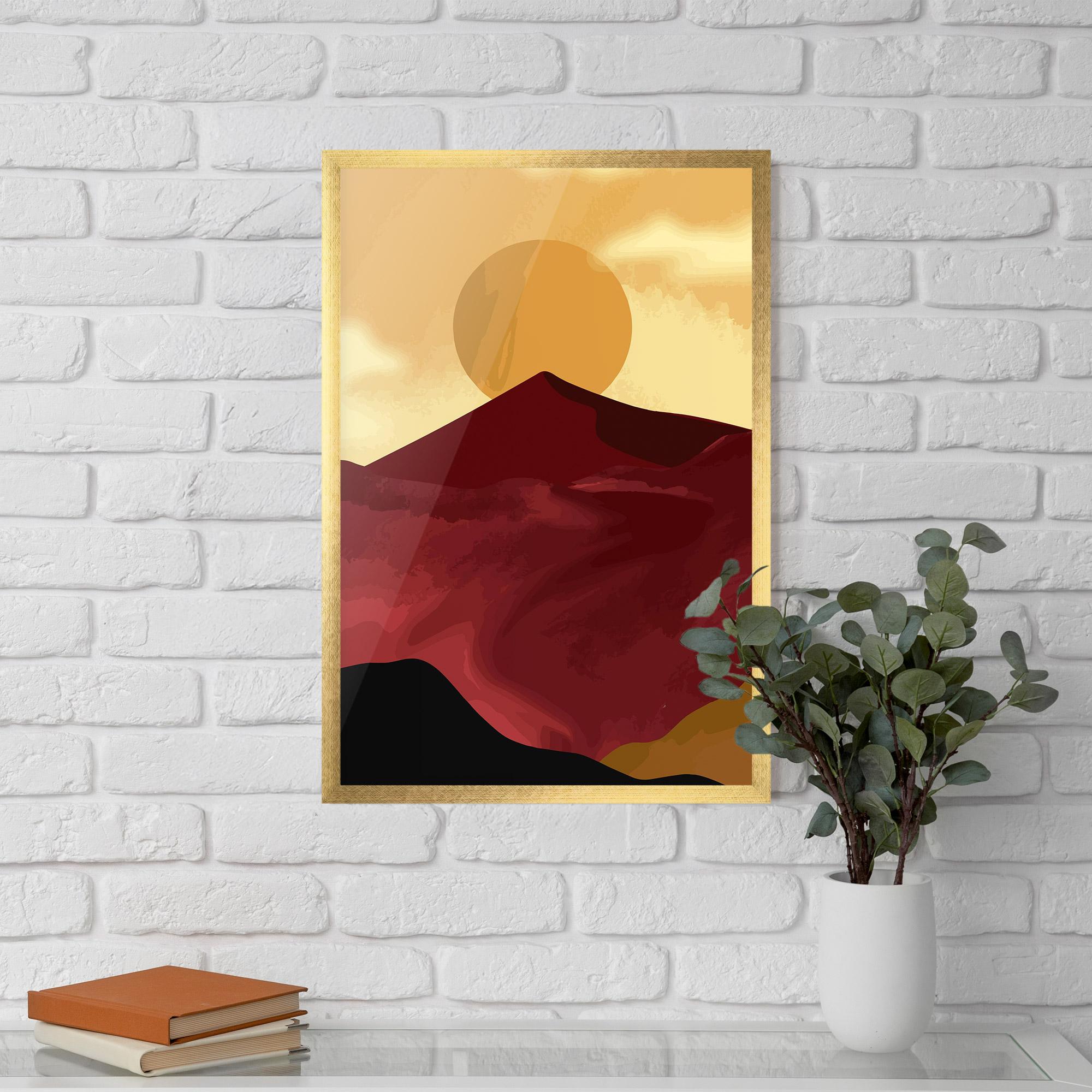 Poster Înrămat Mars Dune1 mockup 5