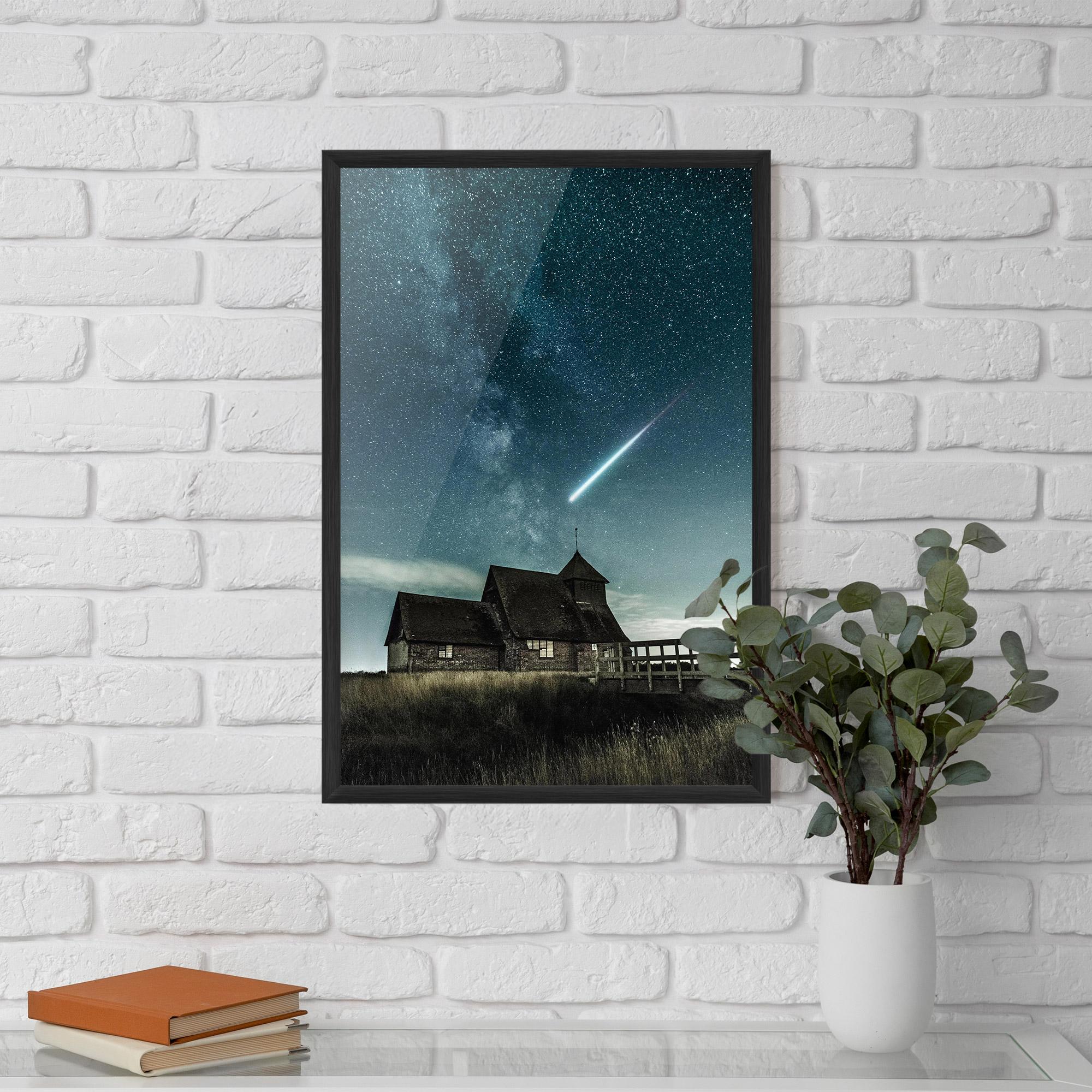 Poster Înrămat Falling Star mockup 5