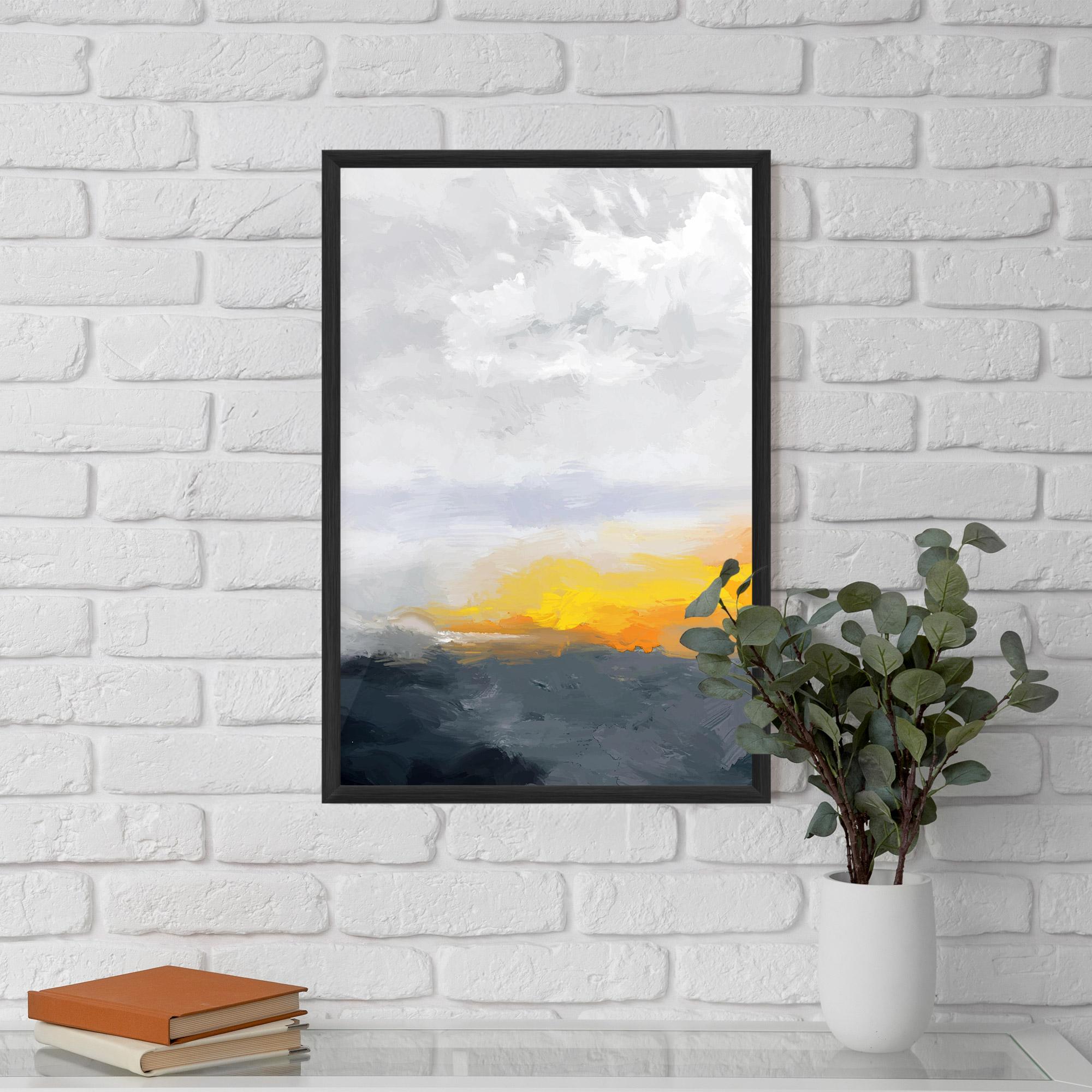 Poster Înrămat Sunset Light Art mockup 5