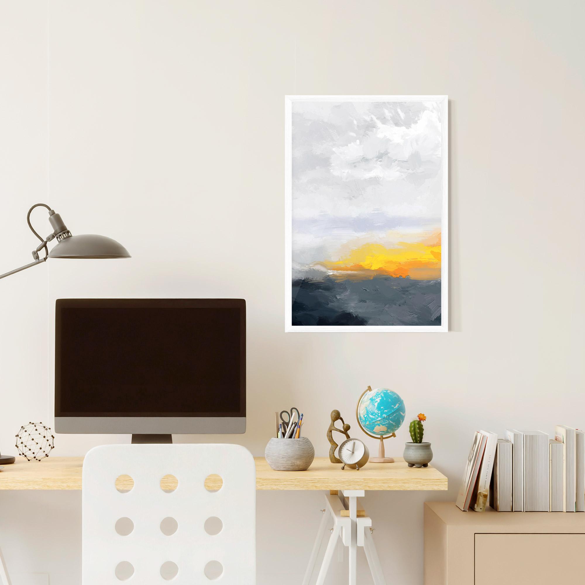 Poster Înrămat Sunset Light Art mockup 6