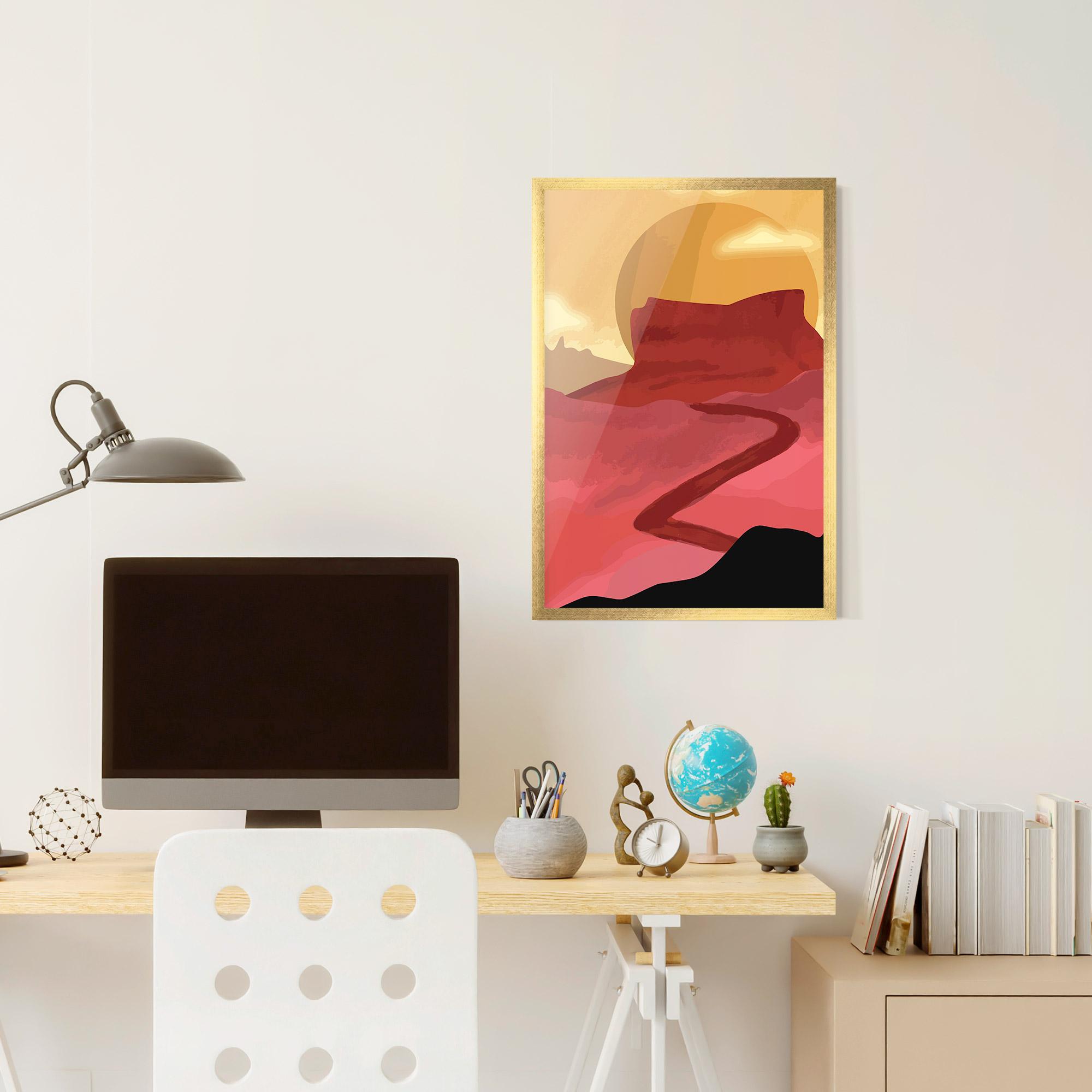 Poster Înrămat Mars Dune mockup 6