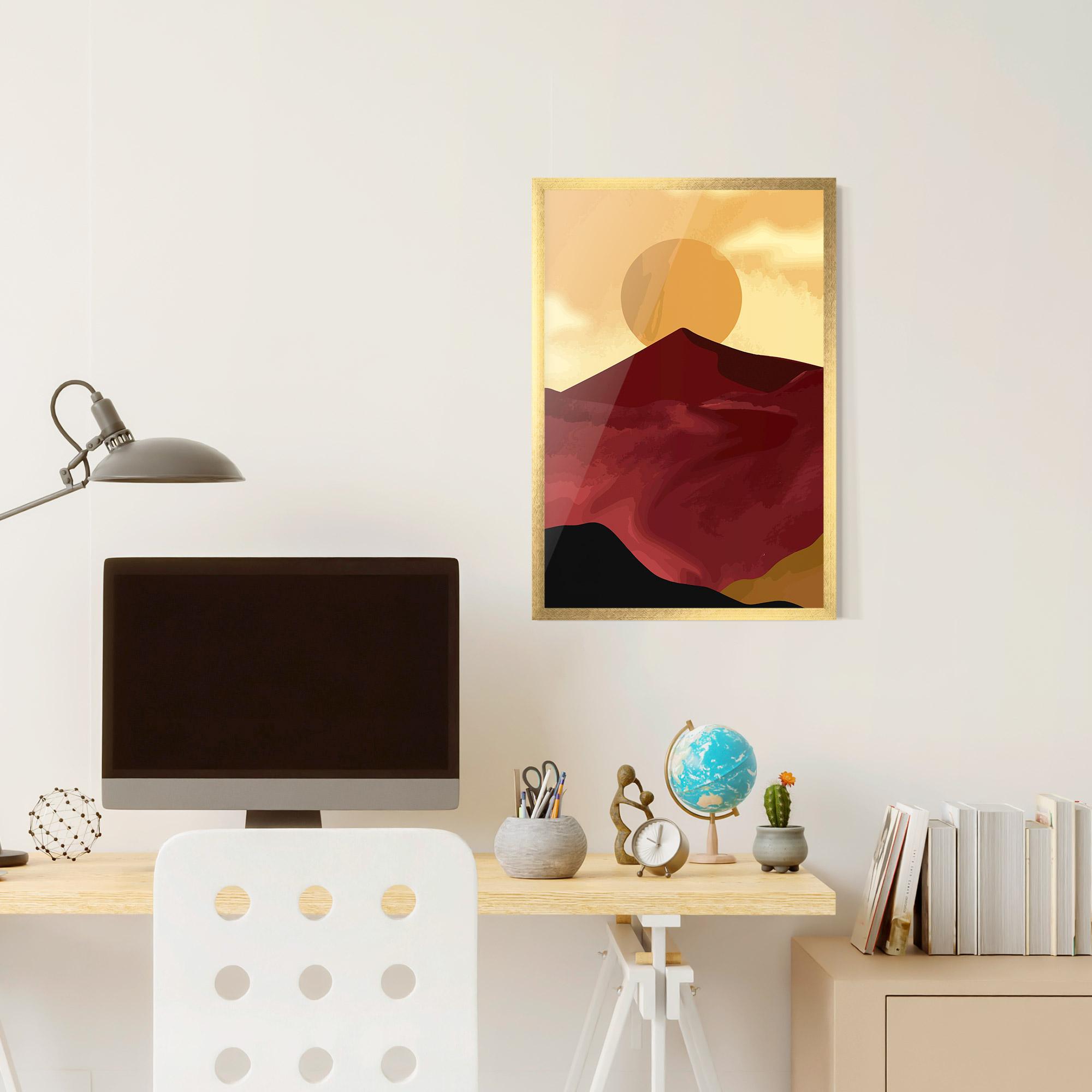 Poster Înrămat Mars Dune1 mockup 6