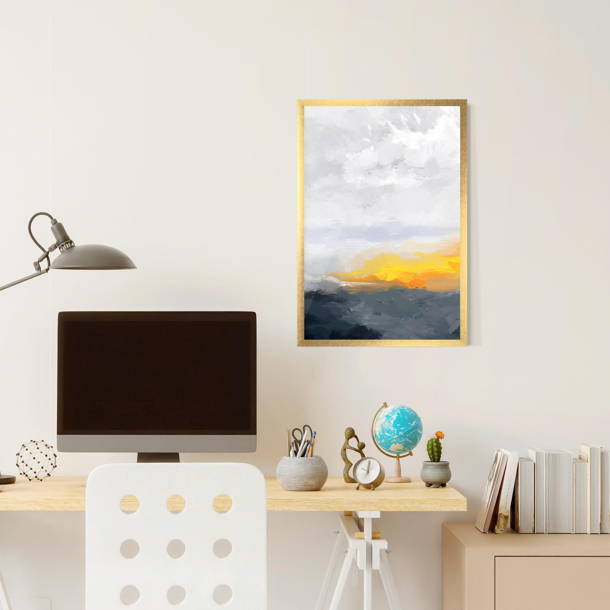 Poster Înrămat Sunset Light Art mockup 6