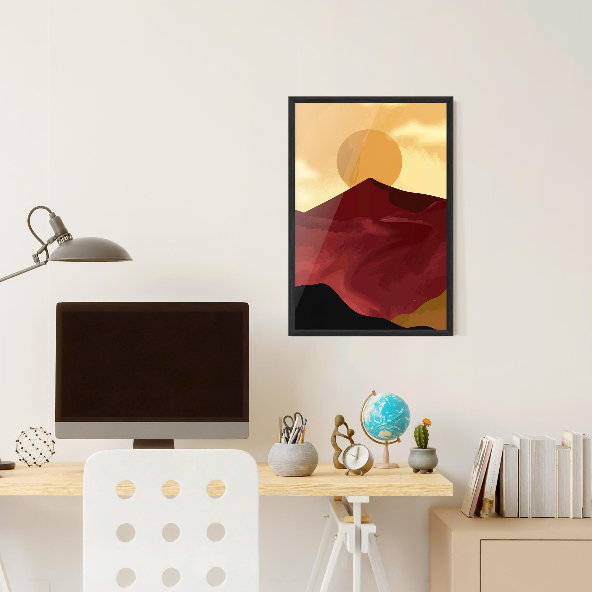 Poster Înrămat Mars Dune1 mockup 6